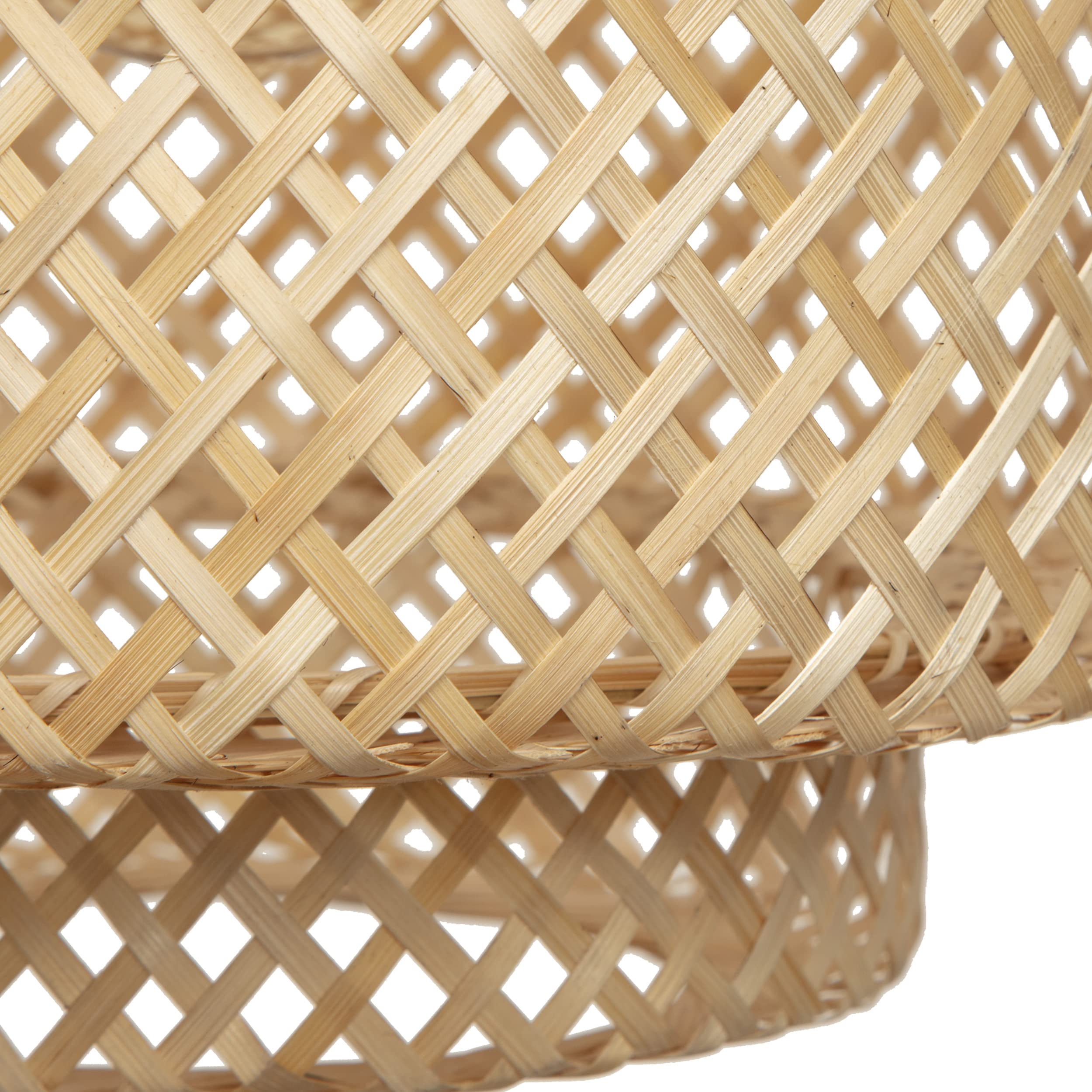 Verlichting de ruimte met deze bohemian hanglamp van natuurlijk bamboe