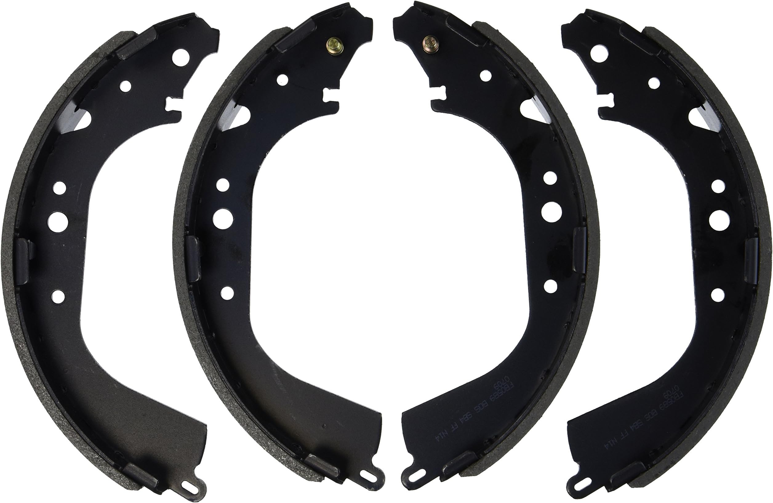 BOSCH BS589 Blue Drum Brake Shoe Set - Compatible With Select Toyota 4Runner, Pickup, T100, Tacoma, Tundra; REAR