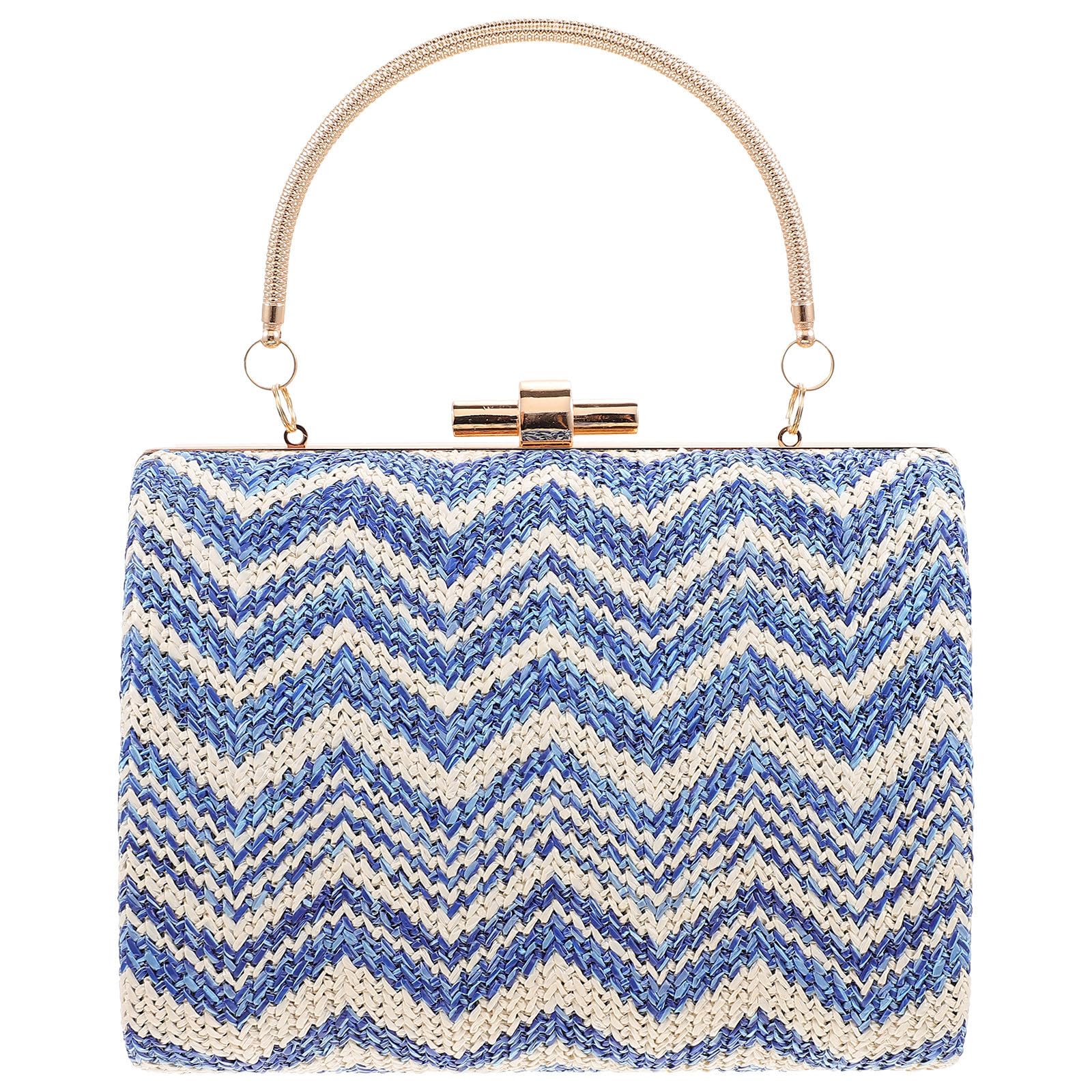 Paquet à tresser bleu sac fourre-tout femme résistant organisé pour plage - 8