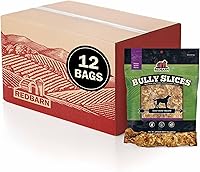 Vista 13 de Redbarn Pet Products Bully Slices for Dogs Original Bully Natural Dental Treats 12 Bolsas