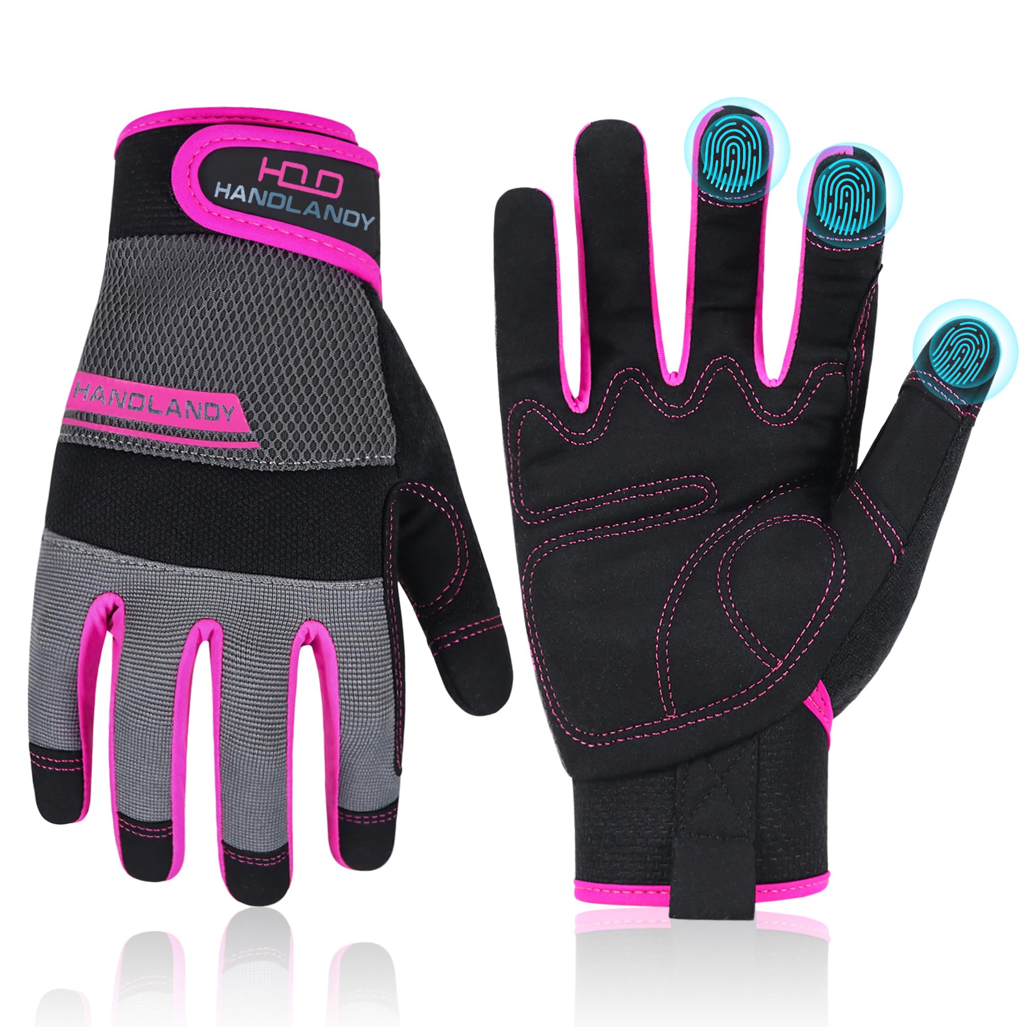 HANDLANDY Utility Gants de travail souples pour femme