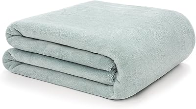 Arus Home Collection Cotton Blend Double Sided Reversible Luxury Throw Blanket Seafoam-Beige 60"X80"