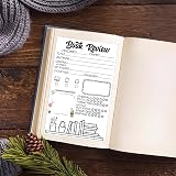 Carnet de notes de 12,7 x 20,3 cm pour les amateurs de livres et les lecteurs, journal de lecture pour les lecteurs pour réviser et suivre la lecture, étudiants (50 feuilles) - 4