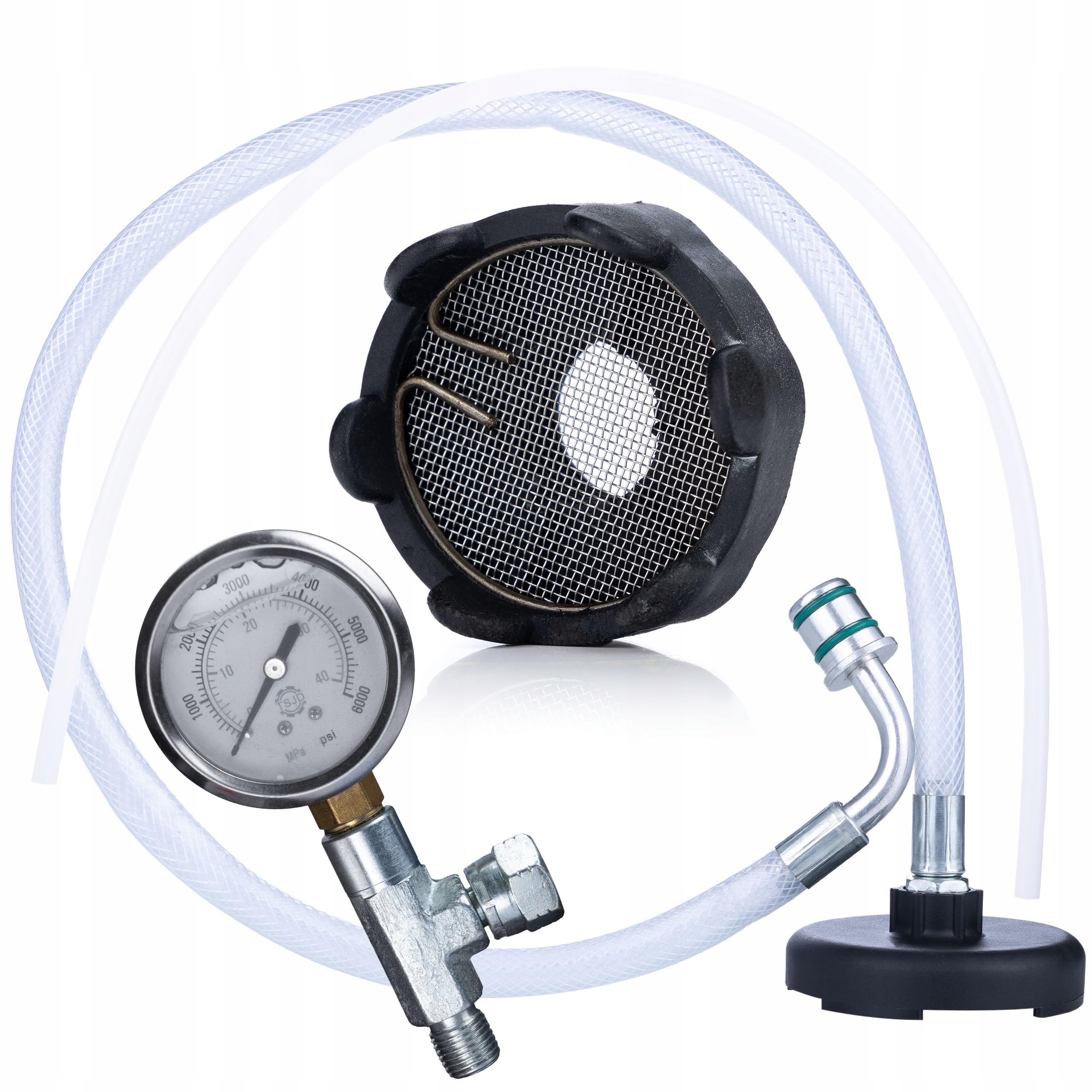 Rosfix Zestaw EcoFlow 1200 – Airless rozpylacz farby 1200 W, 1,7 l/min | dysza 513, 515, filtr 30/60/100 µm, lanca 30 cm | do emulsji, lakieru, bejcy | akcesoria do lakierowania