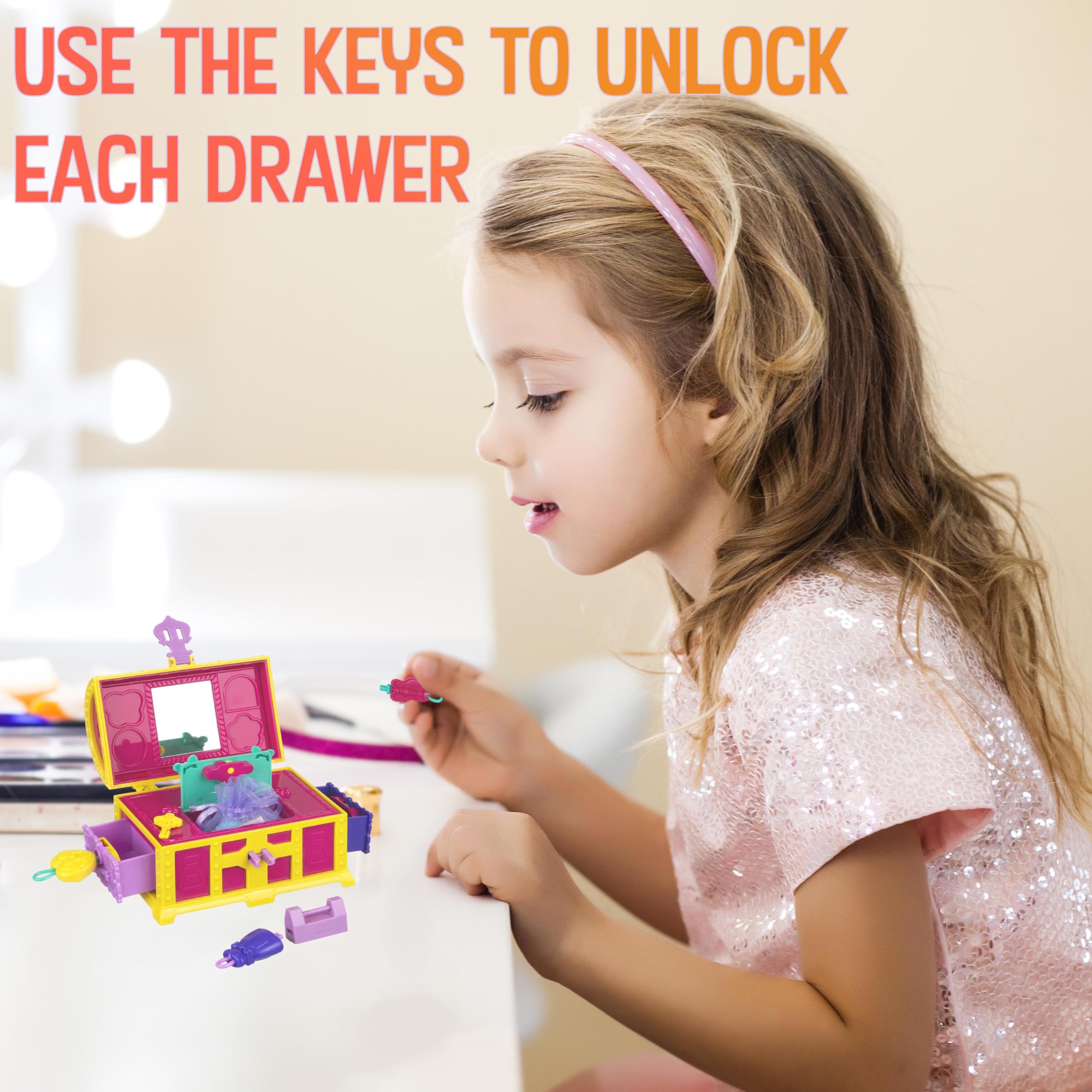 Expressions 1 pc Key & Lock Surprise Treasure Chest - 1 Pirate