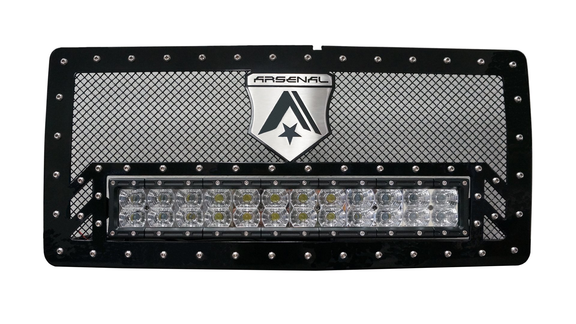 2014 Jeep Wrangler / Rubicon 20" Cree LED Light Bar Grille Gloss Black