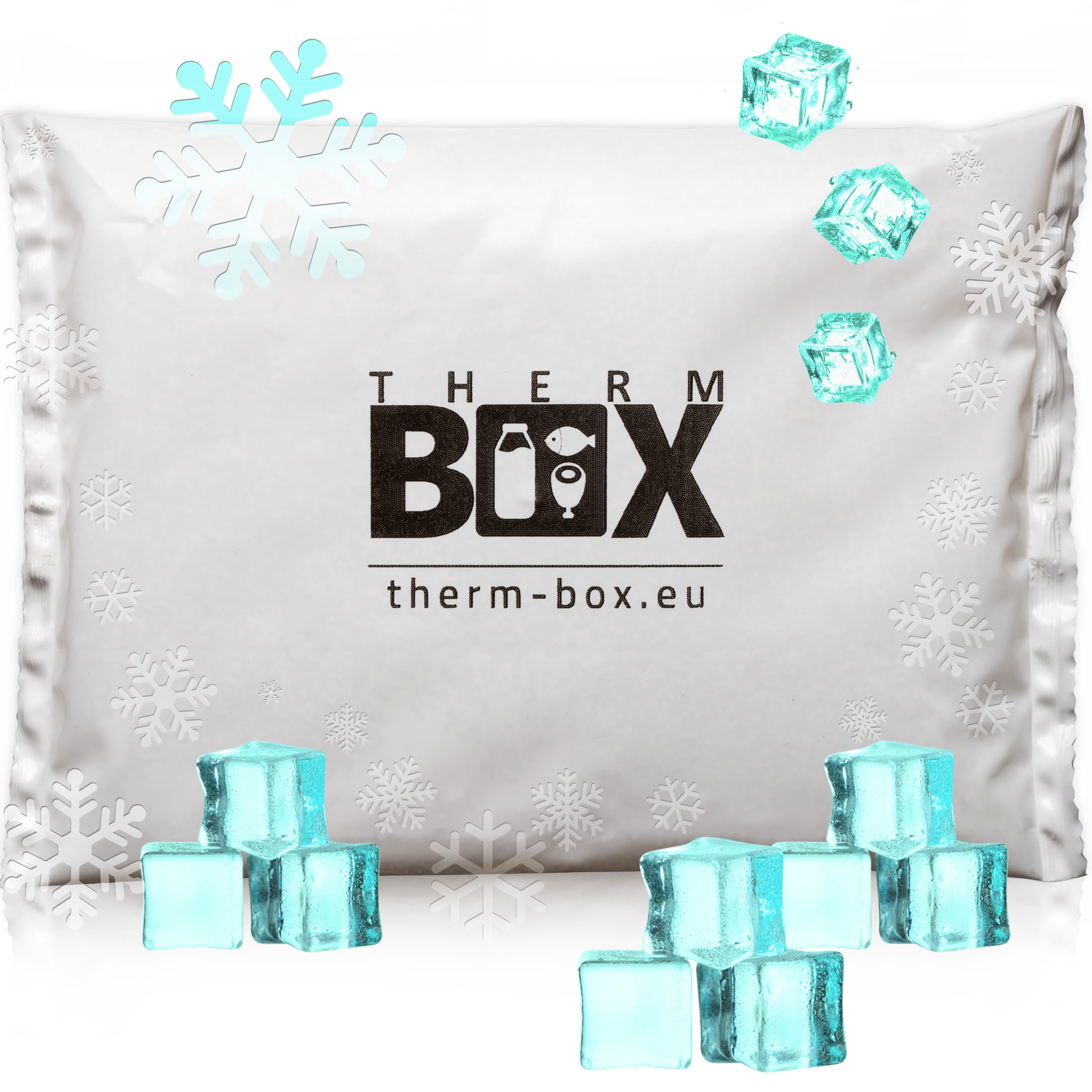 THERM BOX Bolsa de refrigeración profesional para nevera grande, 450 g, reutilizable, bolsa de refrigeración