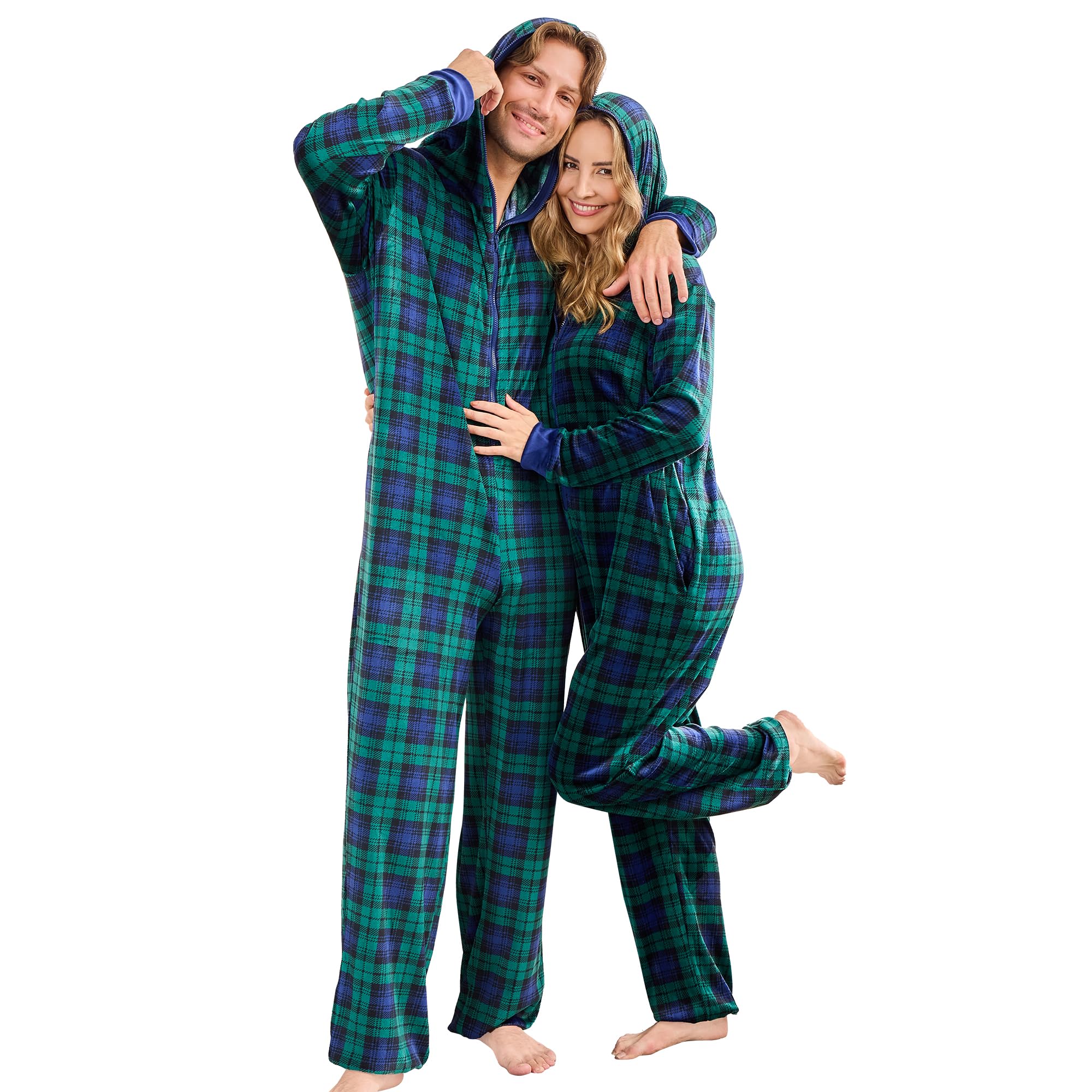 PJGGZ Onesie Couples Matching Pajamas