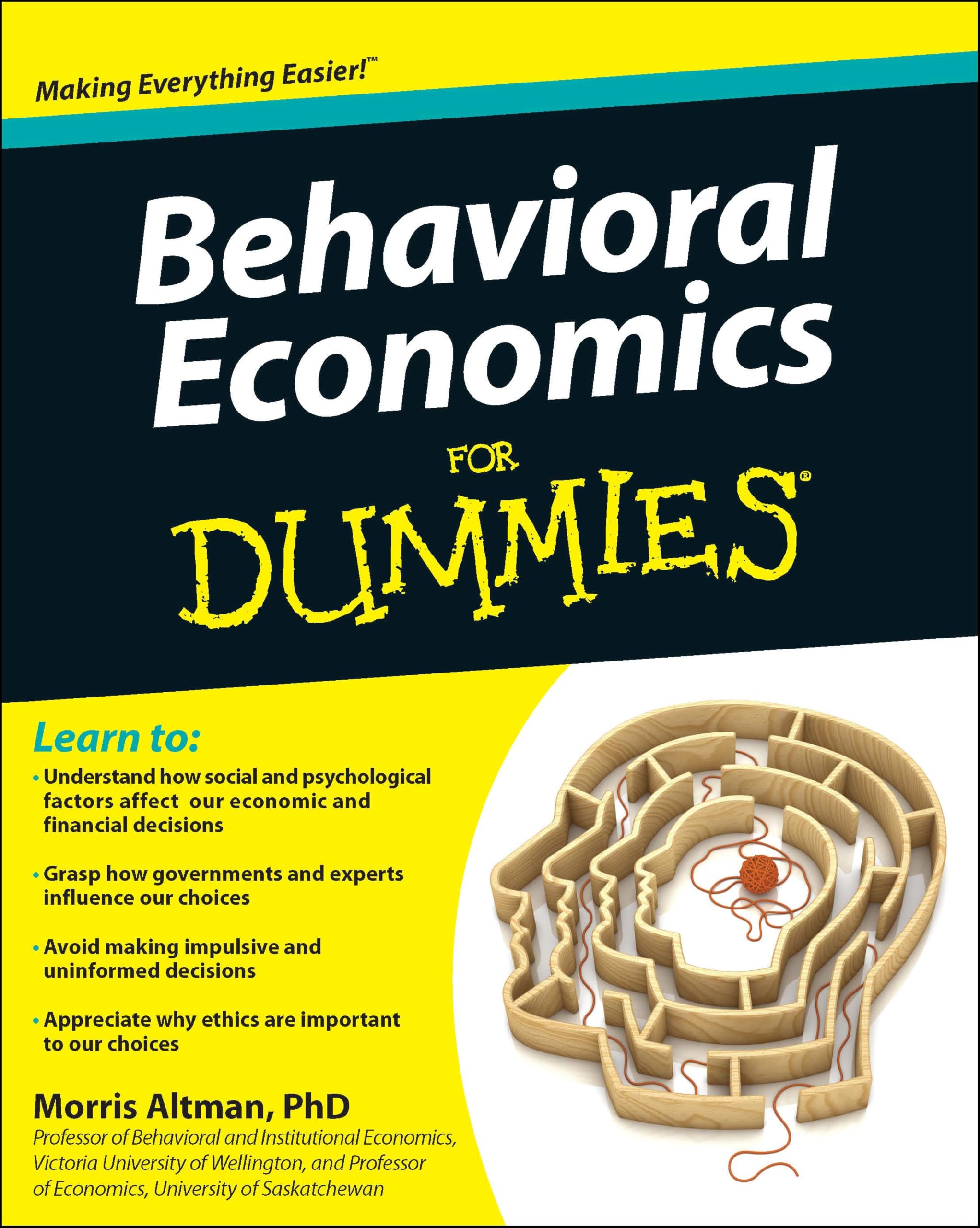 Behavioural Economics for Dummies Altman Paperback John Wiley & Sons