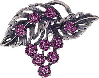 Edwardian Rhinestone Vintage Inspired Flower Brooch