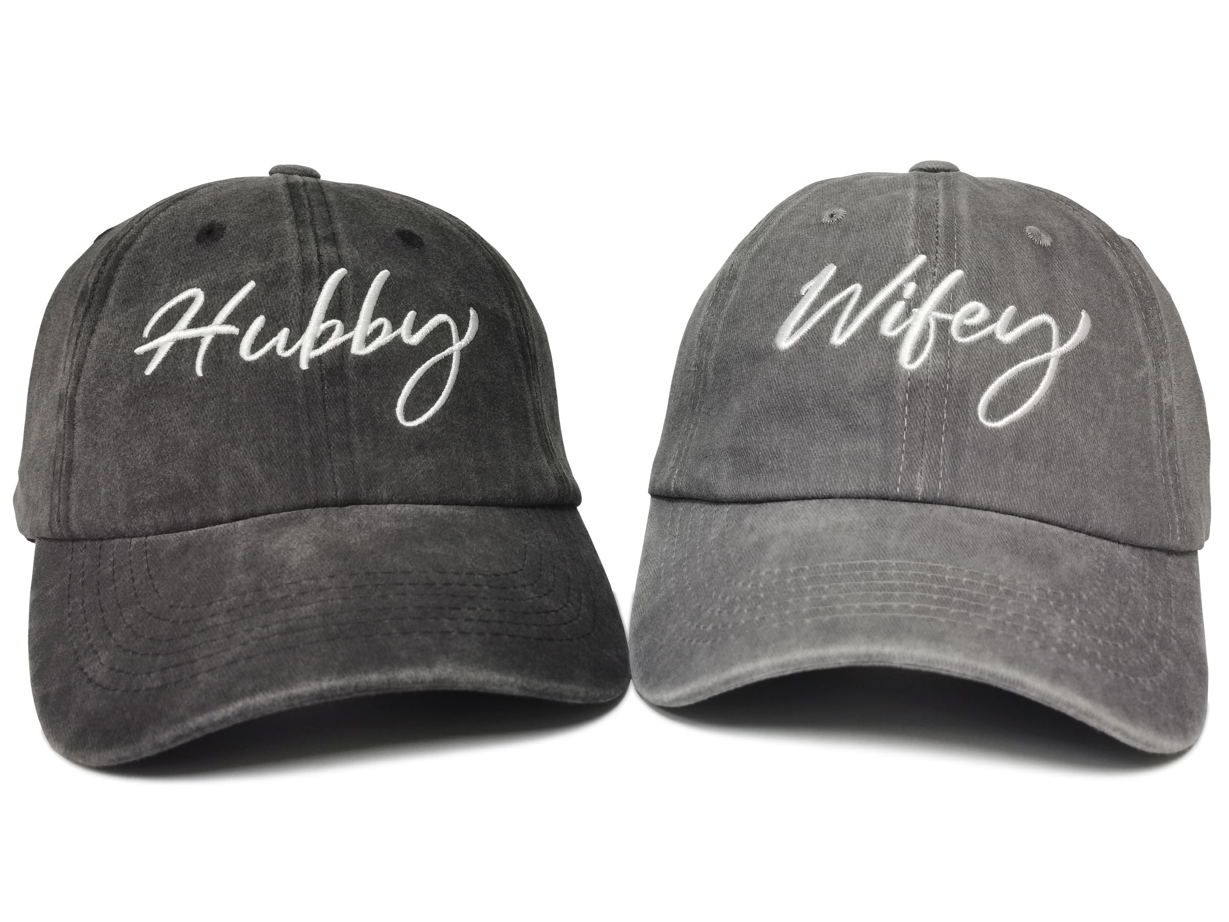 Enodtter Black White Bride Groom Hats