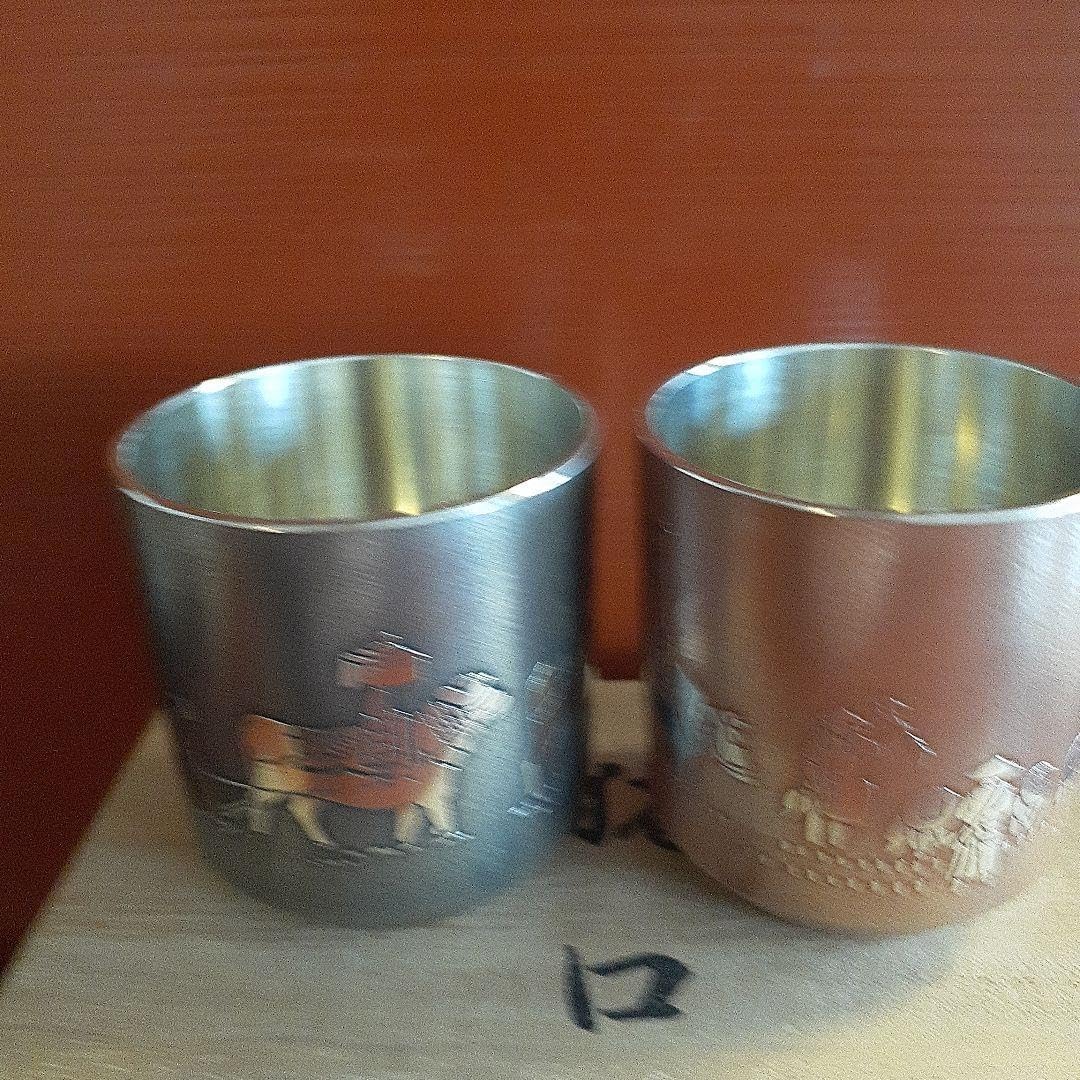 本錫製 猪口2客1854 本錫 酒器セット 徳利2客 猪口5客 ボウル1客 1854