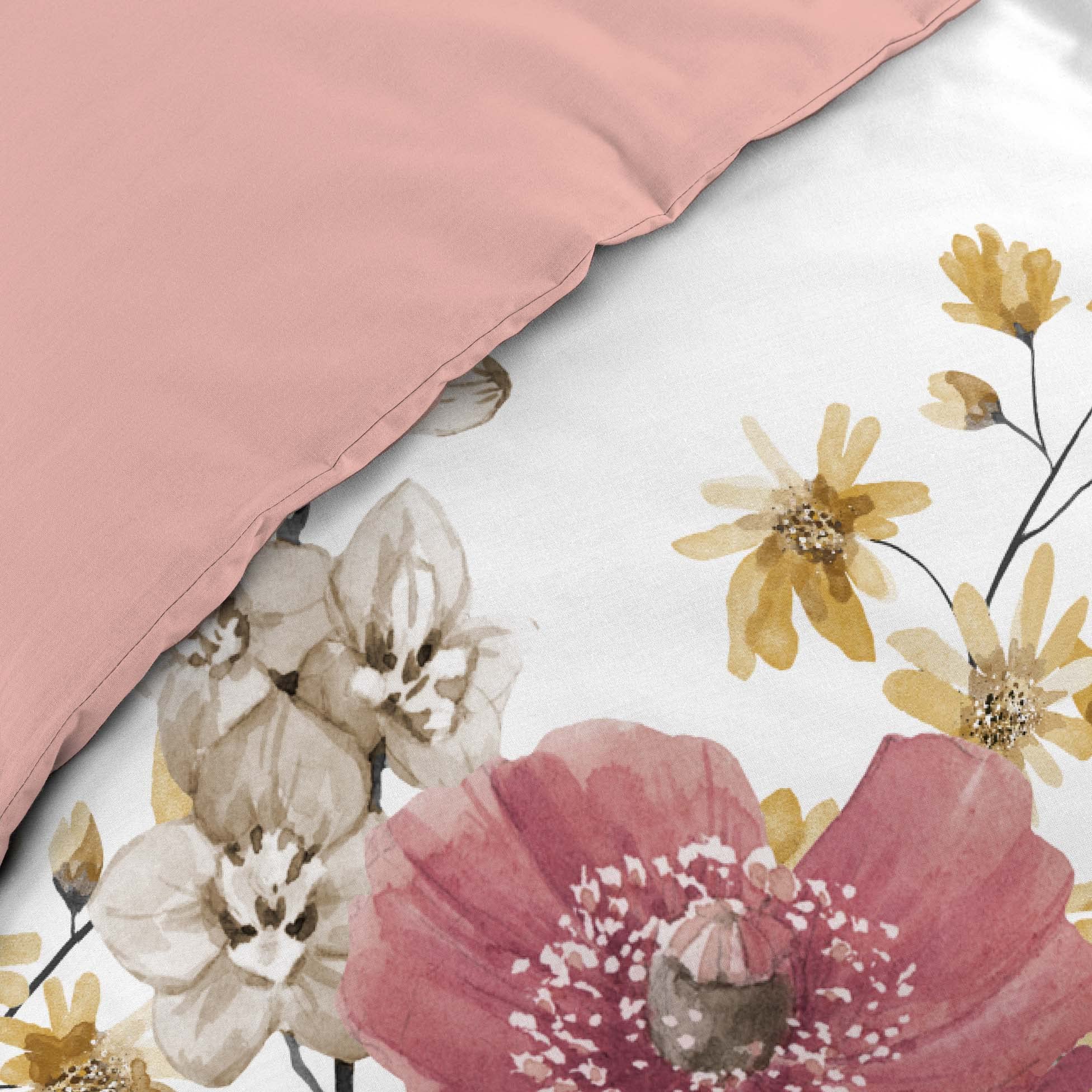 Douceur d'Intérieur, 3 Piece Bedding Set (260 x 240 cm) Linen 100
