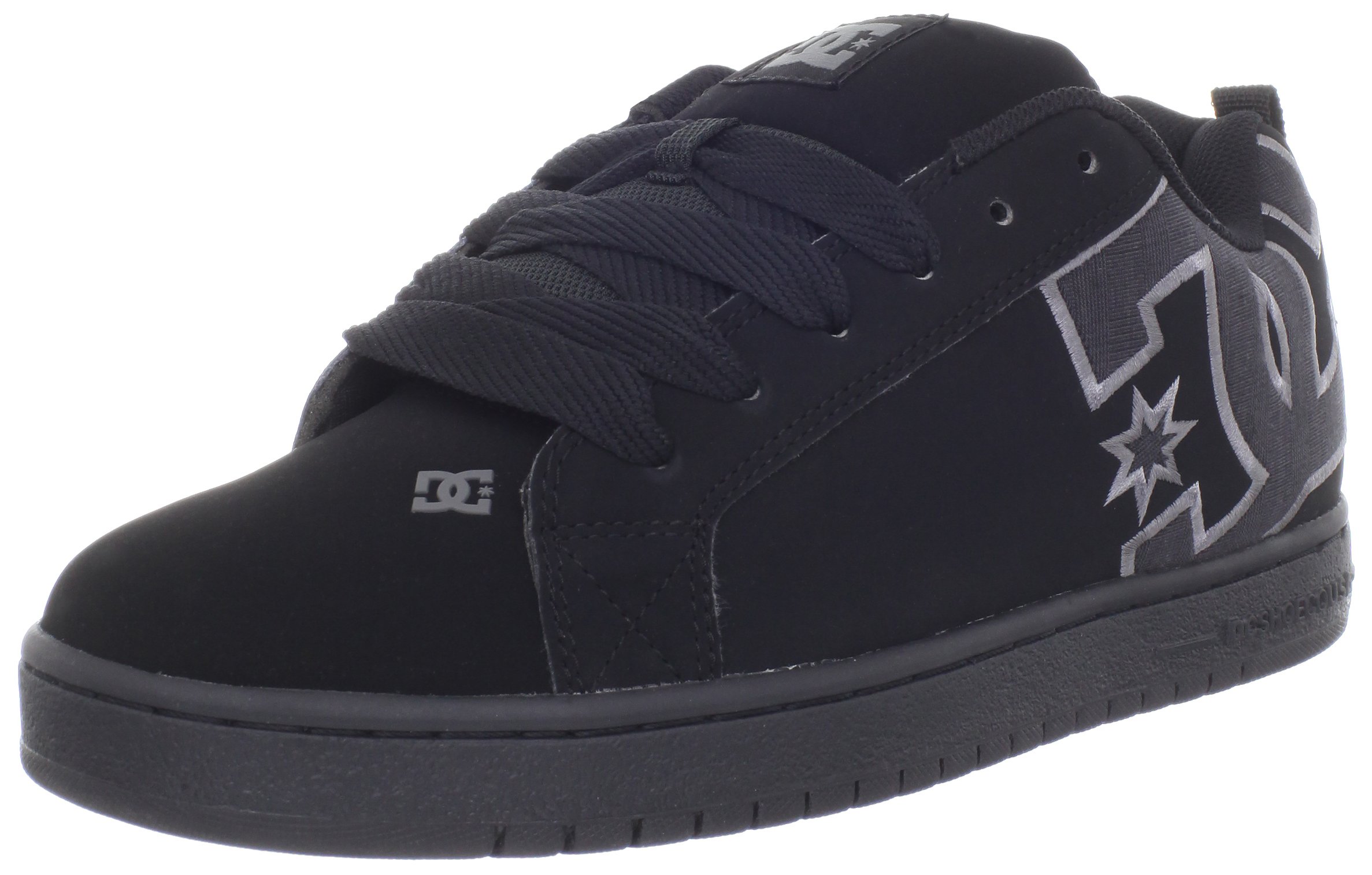 DC Men's Court Graffik SE Skate Shoe,Black/Dark Charcoal,6 D US