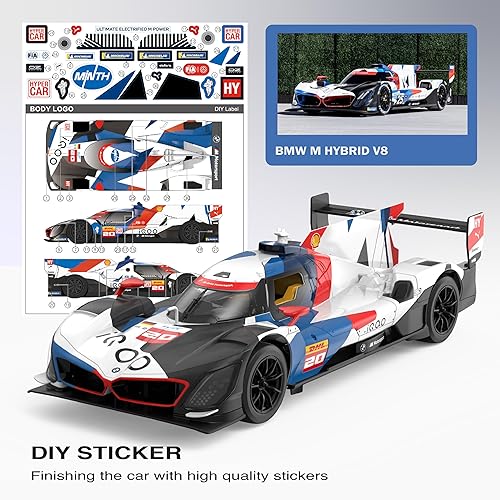 Miniatura 4 de Voltz Toys Coche RC Le Mans a escala 114 con licencia Le Mans Series a control remoto, modelo de auto de juguete para niños y adultos con puertas