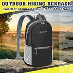ZOMAKE Packable Hiking Backpack, Lightweight Foldable Backpacks Water Resistant Small Travel Daypack for Women Men