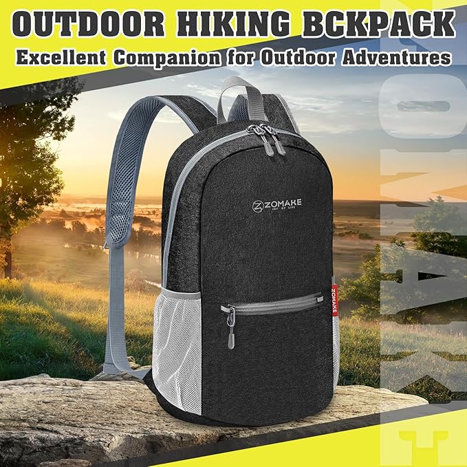 Mochila de Senderismo ZOMAKE 10L Plegable Ligera Impermeable miniatura 6