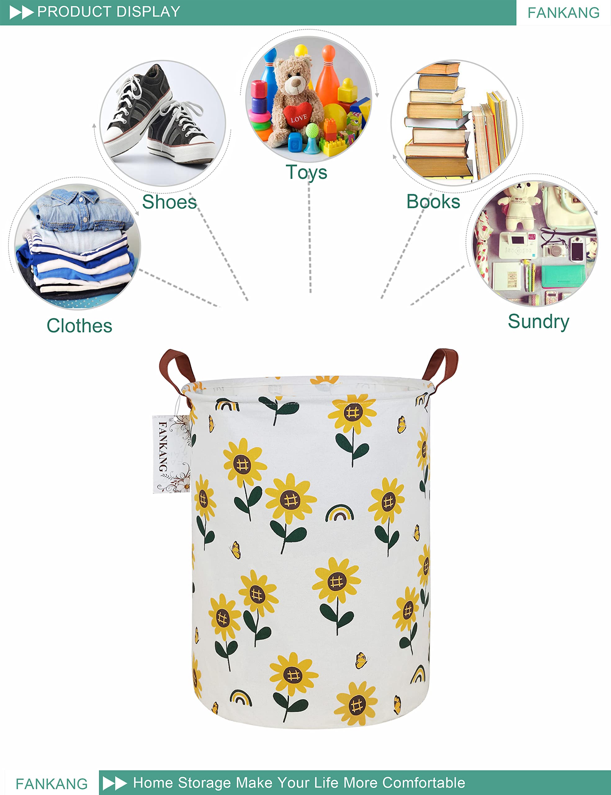 Mziart Unieke boomstronk grote wasmand tas met touwgrepen, opvouwbare houtnerf waterdichte wasmand stijlvolle opbergmand vuilnisbak organizer voor speelgoed kleding kinderen slaapkamer kinderkamer