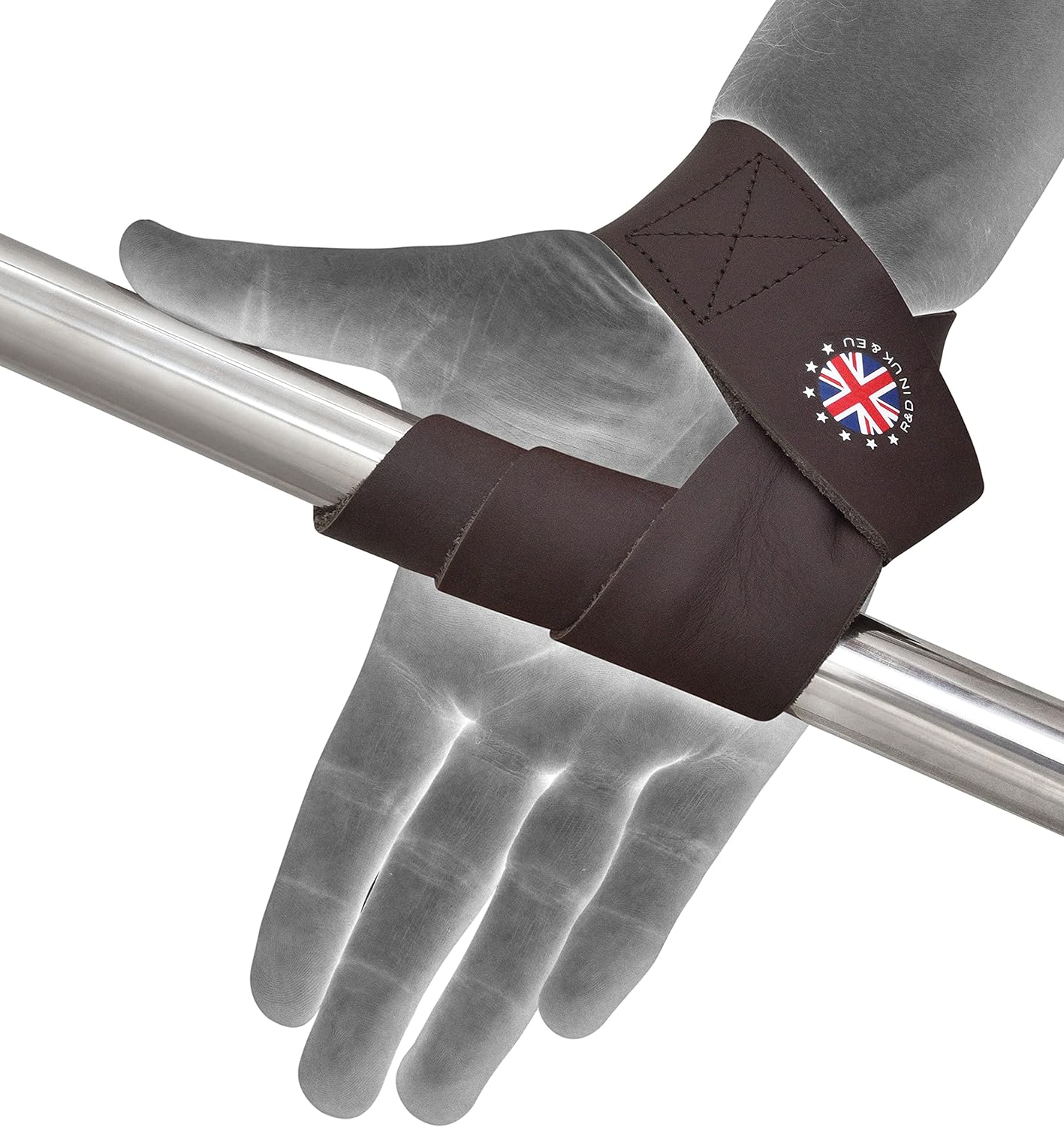 RDX Pro Weight Lifting Wrist Straps, 57CM Cowhide Leather Hand Bar Grip, Deadlifts Powerlifting Bodybuilding Strength Training Workout, Anti-Slip Palm Support, Adjustable Loop, Gym Fitness Equipment : Sports & Outdoors