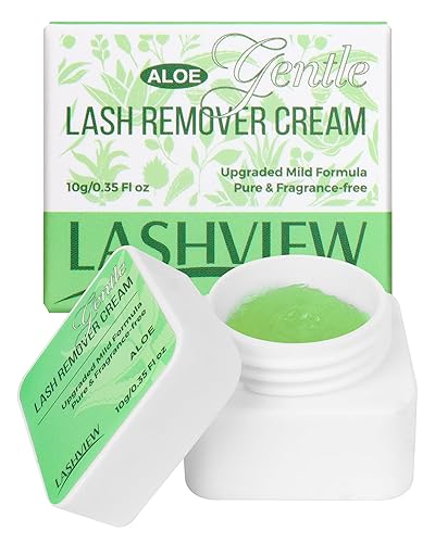 Miniatura 25 de LASHVIEW Crema removedor de extensiones de pestañas, crema especial con sabor a lirio, removedor profesional de extensiones de pestañas para salón