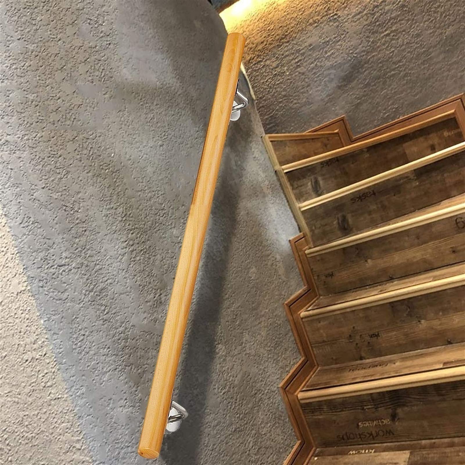IL Antypoślizgowe drewno ils z końcówką C i okuciami, łatwe do włożenia do wewnątrz i na zewnątrz irs, długość 80 cm - bezpieczny, delikatny ase Solut