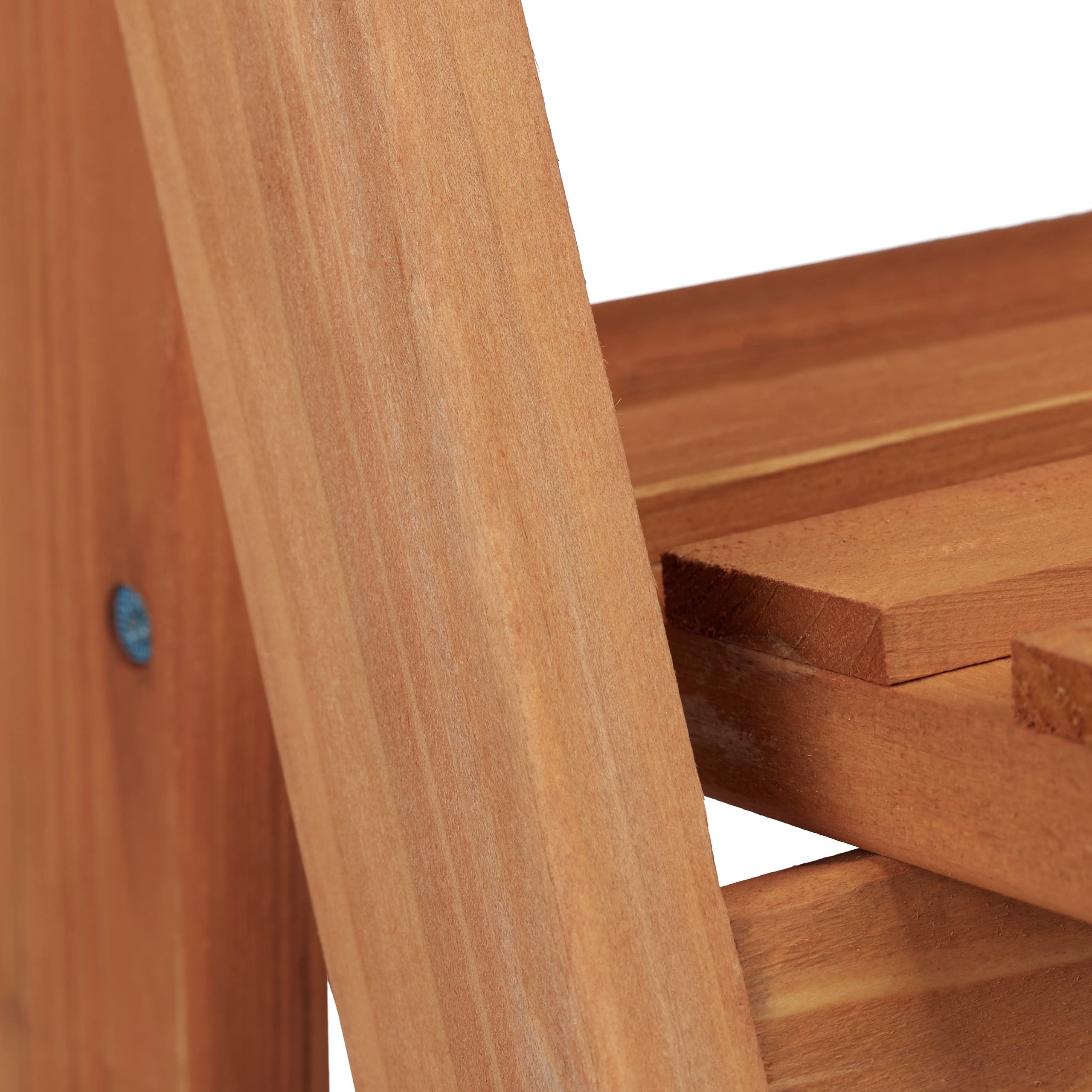 Relaxdays Escalier pour plantes bois échelle plante support intérieur HxlxP: 161 x 41 x 25 cm 4 niveaux - marron