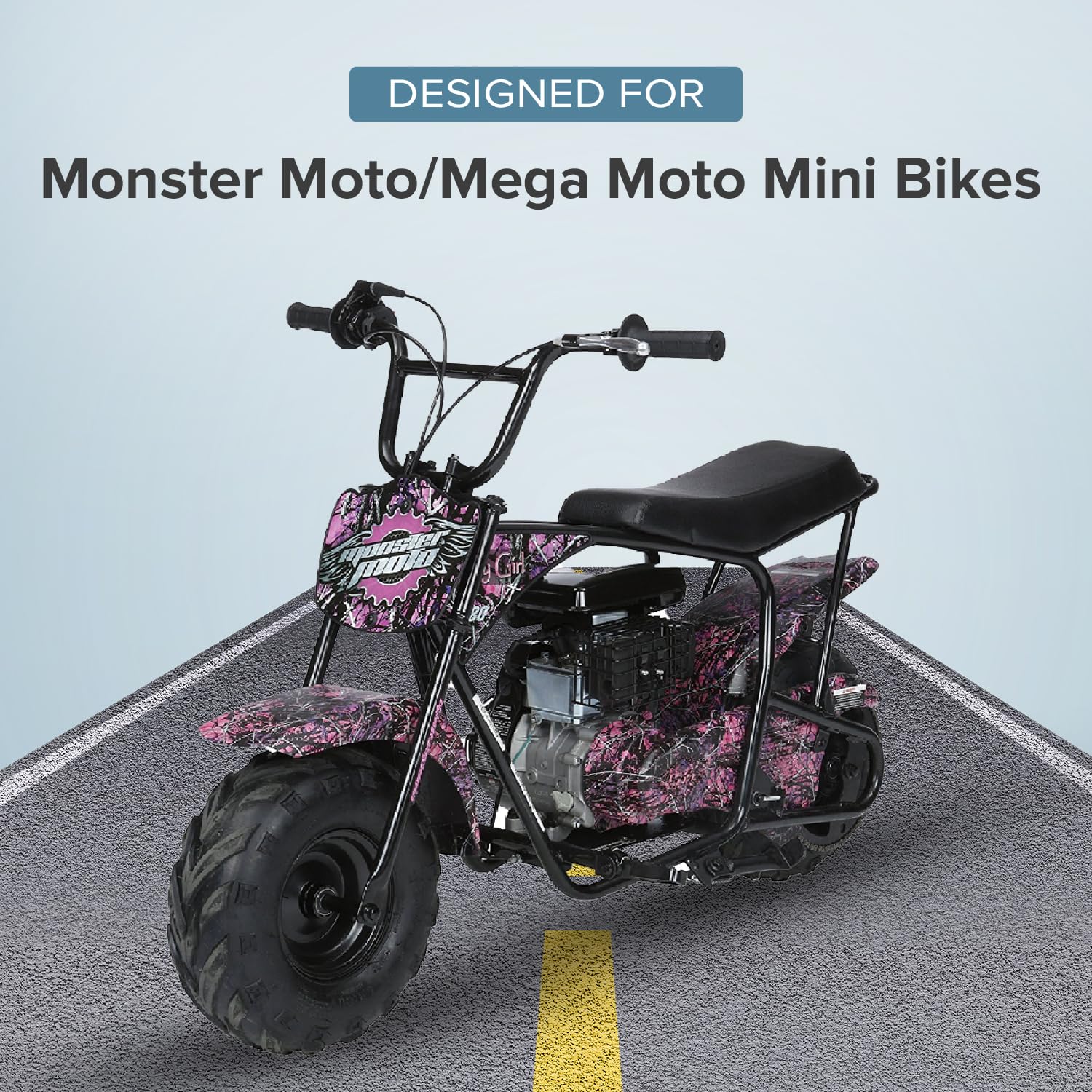 Amazon.com: AlveyTech Black Seat for Monster Moto/Mega Moto Mini