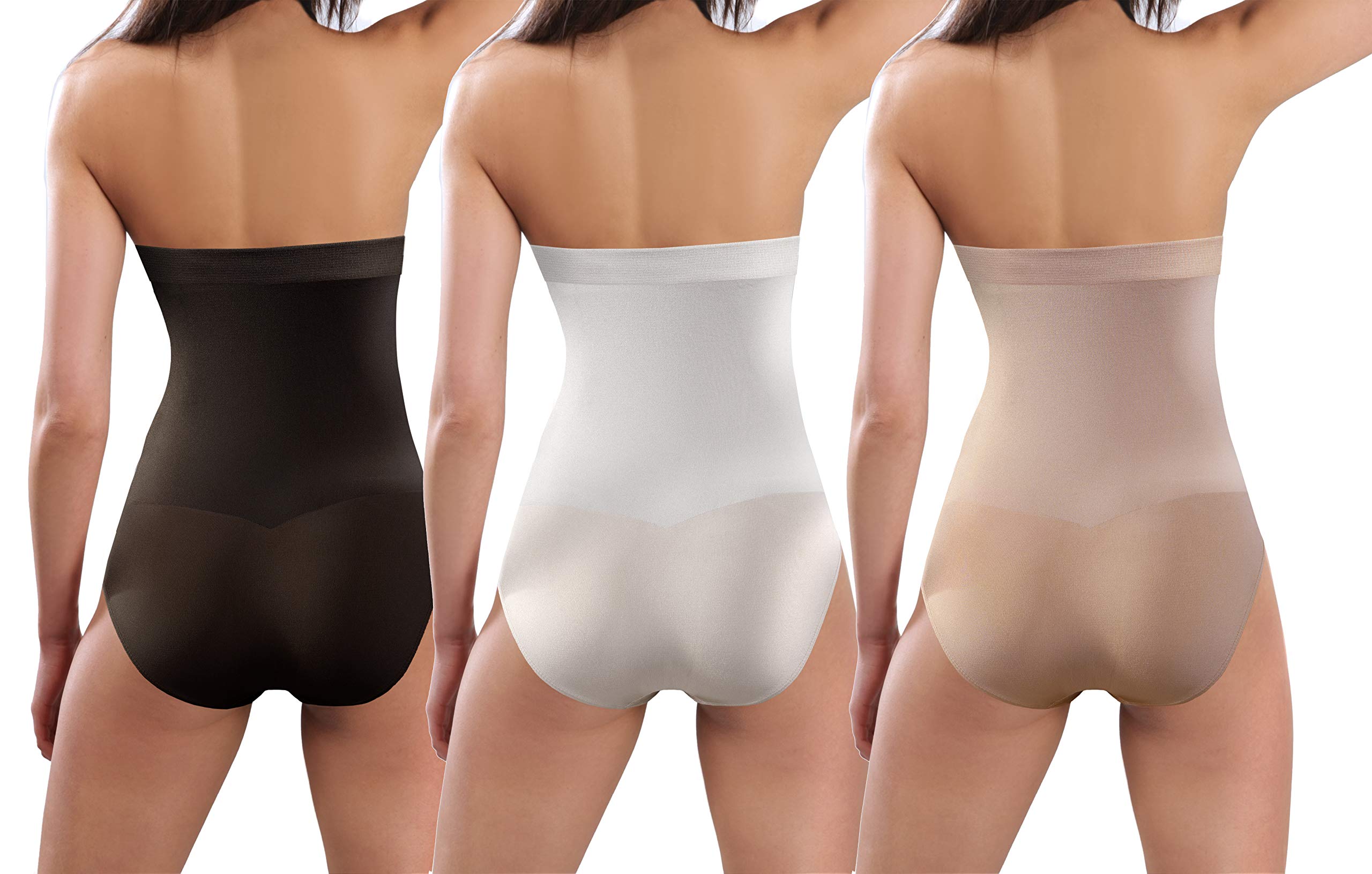 sesto senso Culotte Gainante Sculptante Femme Taille Haute sans Couture Amincissante Ventre Plat