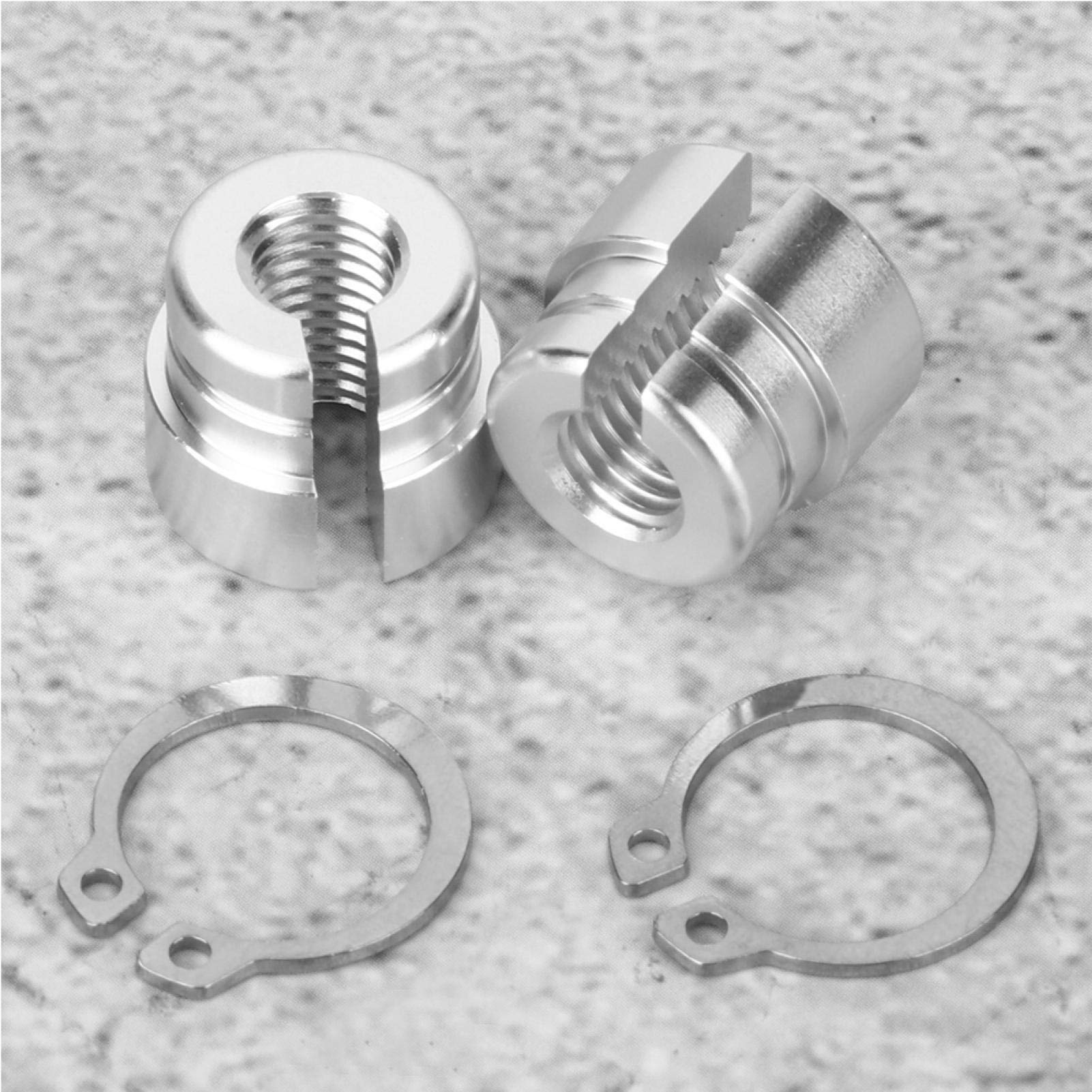 Boccola cavo acceleratore, kit cavo acceleratore, kit 2 boccole cavo acceleratore in alluminio adatto per E30 E28 E39 E36 M20 M30 M50 S14 M60