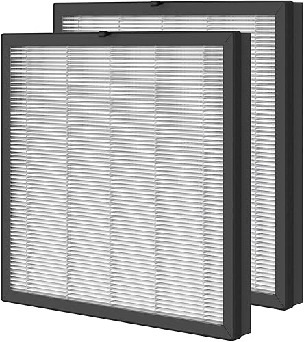 Paquete de 2 filtros de repuesto compatibles con AMEEU G3 (Sferf-30) y VEWIOR A3 purificador de aire con 3 etapas True HEPA, filtro de carbón