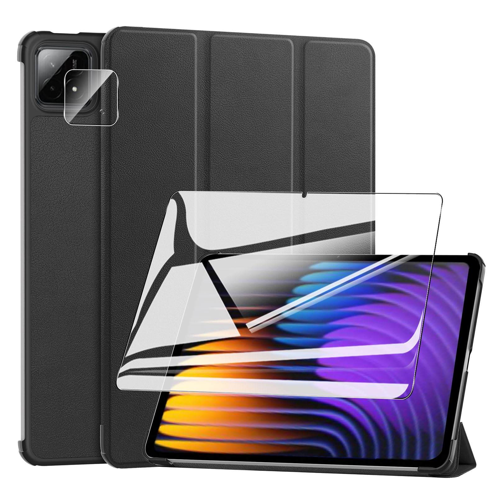 Amazon.co.jp: For Xiaomi Pad 7 / Pad 7 Pro ケース フィルム+ カメラ