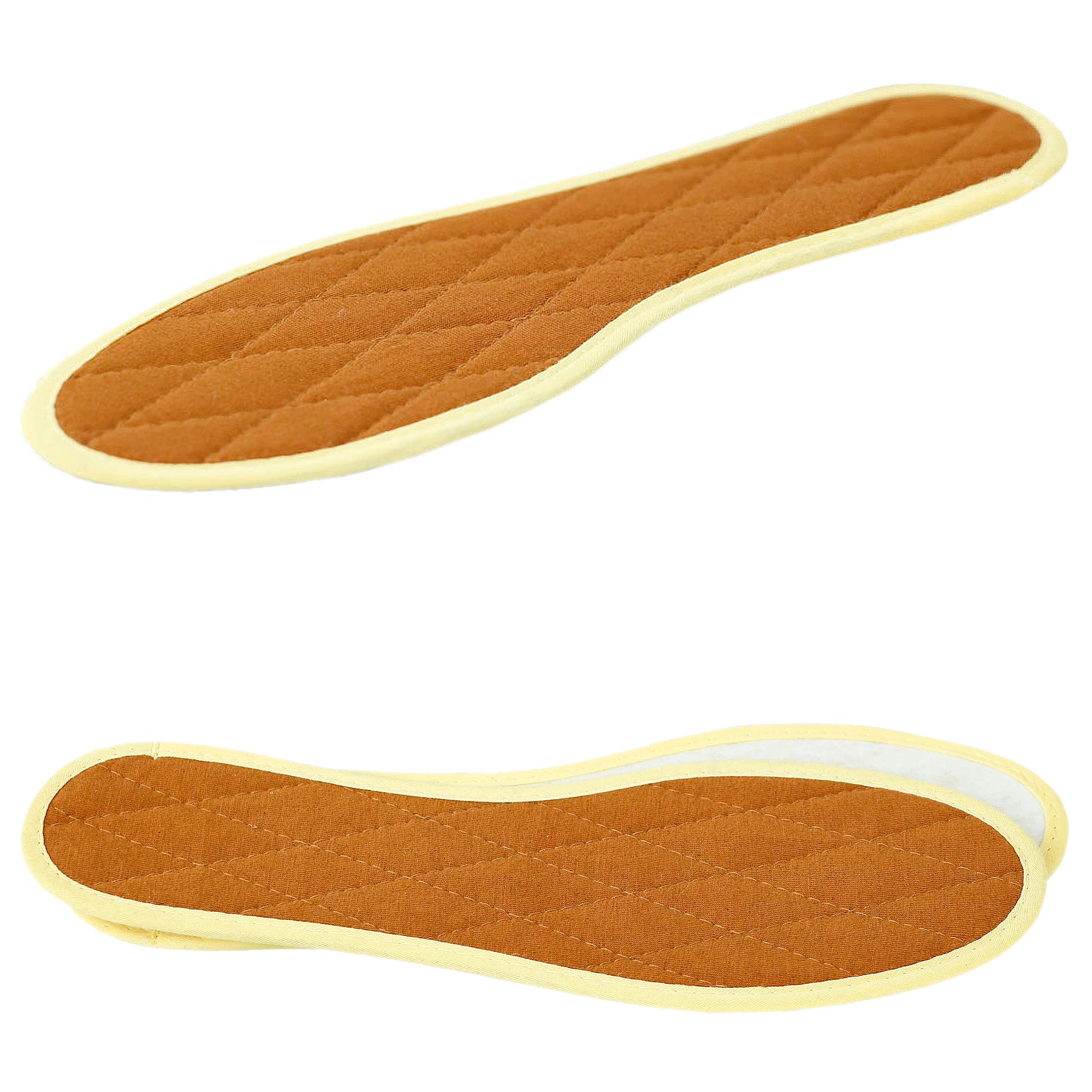 Japanwelt Les Tongs Zimtsohlen I mit 100% natürlichem Zimt, Einlegesohlen-Zimt Schuhsohlen, gegen Schweißgeruch Schweißfüße Anti-Schweiß, Schuh-Einlagen für Damen & Herren - 10er Set, Braun