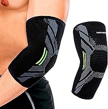 NativoDex Gomitiera per Epicondilite e Tendinite, Tutore A Compressione Per Gomito, Fascia Gomito Palestra, Crossfit, Tennis, Golf