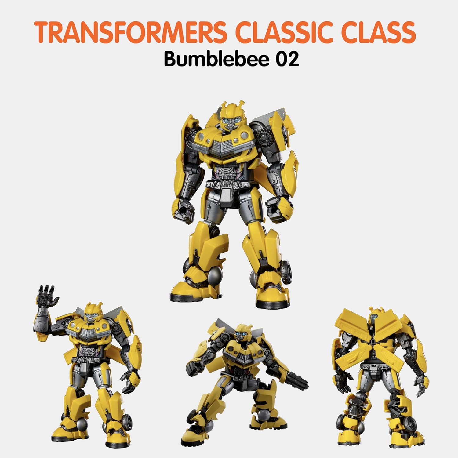 BLOKEES Transformers Classic Class Model Kit | Bumblebee Action Figure Building Toy for Kids | Ages 12+