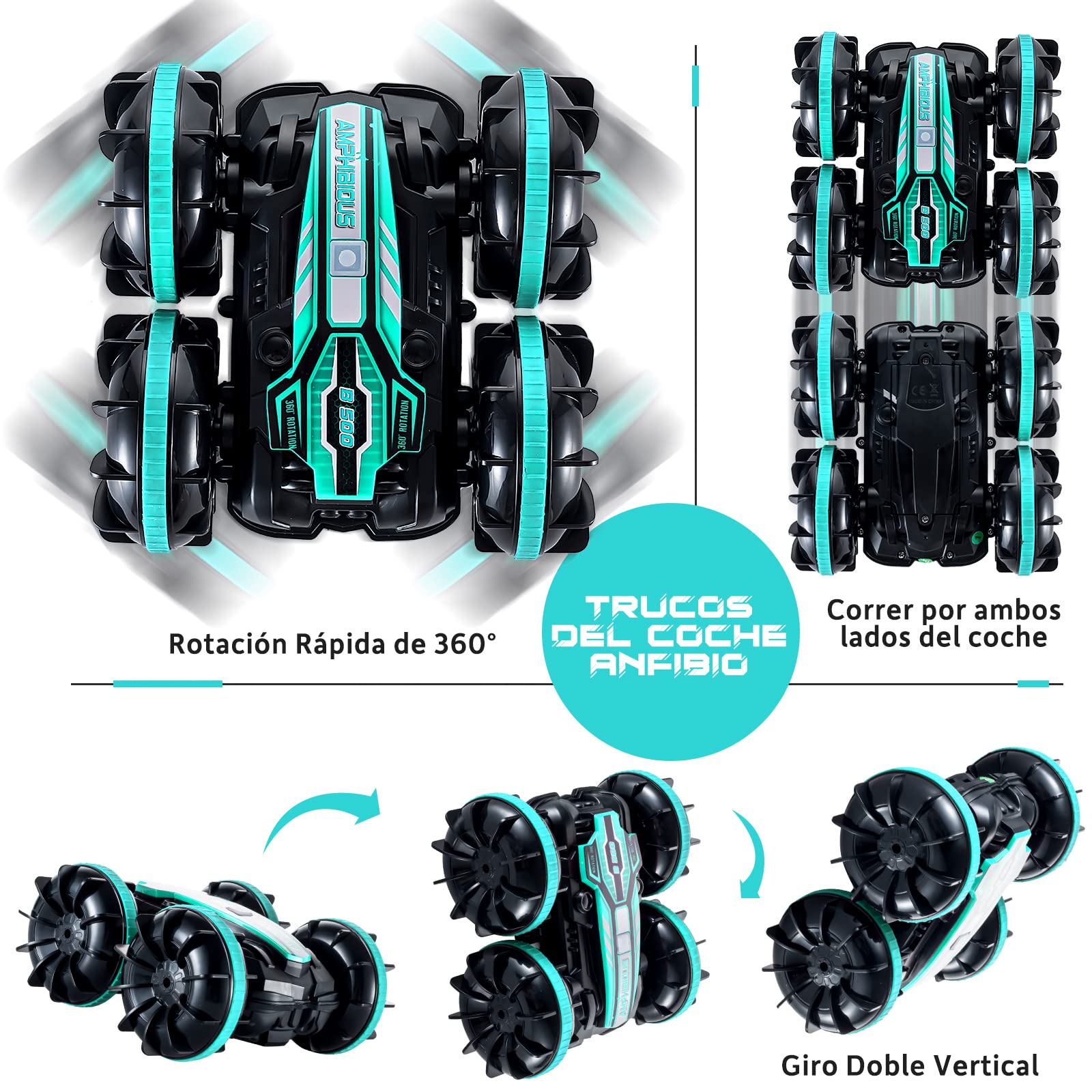 Formula Carro De Control Remoto, Coche Anfibio De Control Remoto