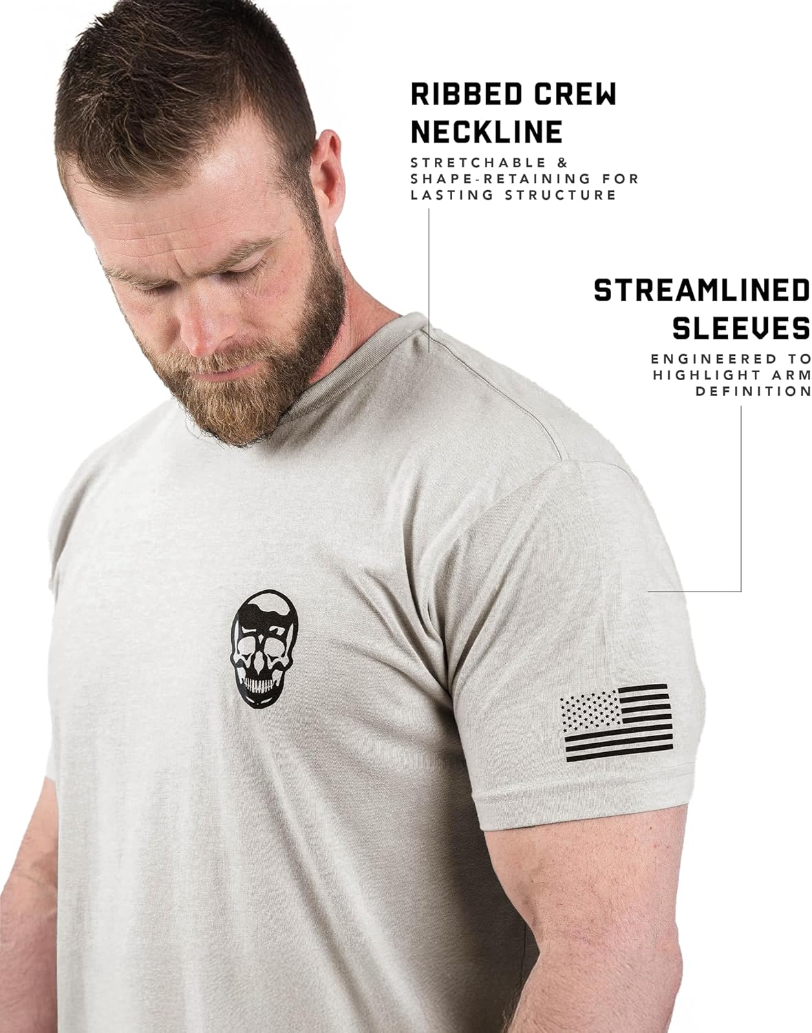 Gymreapers Valor Moisture Wicking T-Shirts for Men - Short Sleeve Workout Gym Shirts - Running Athletic Tees & Dry Fit Tshirt - Image 6