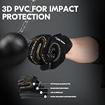 Vgo High Dexterity Heavy Duty Mechanic Glove,Anti-Vibration,Anti-Abrasion,Touchscreen,Rigger Glove(SL8849)