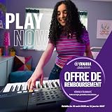 YAMAHA PSR-E483 Keyboard – Clavier Portable Moderne avec 61 Touches Sensibles, 860 Voices dont 15 Super Articulation Lite, 345 Styles, Haut-Parleurs Puissants et USB-C – Noir - 2