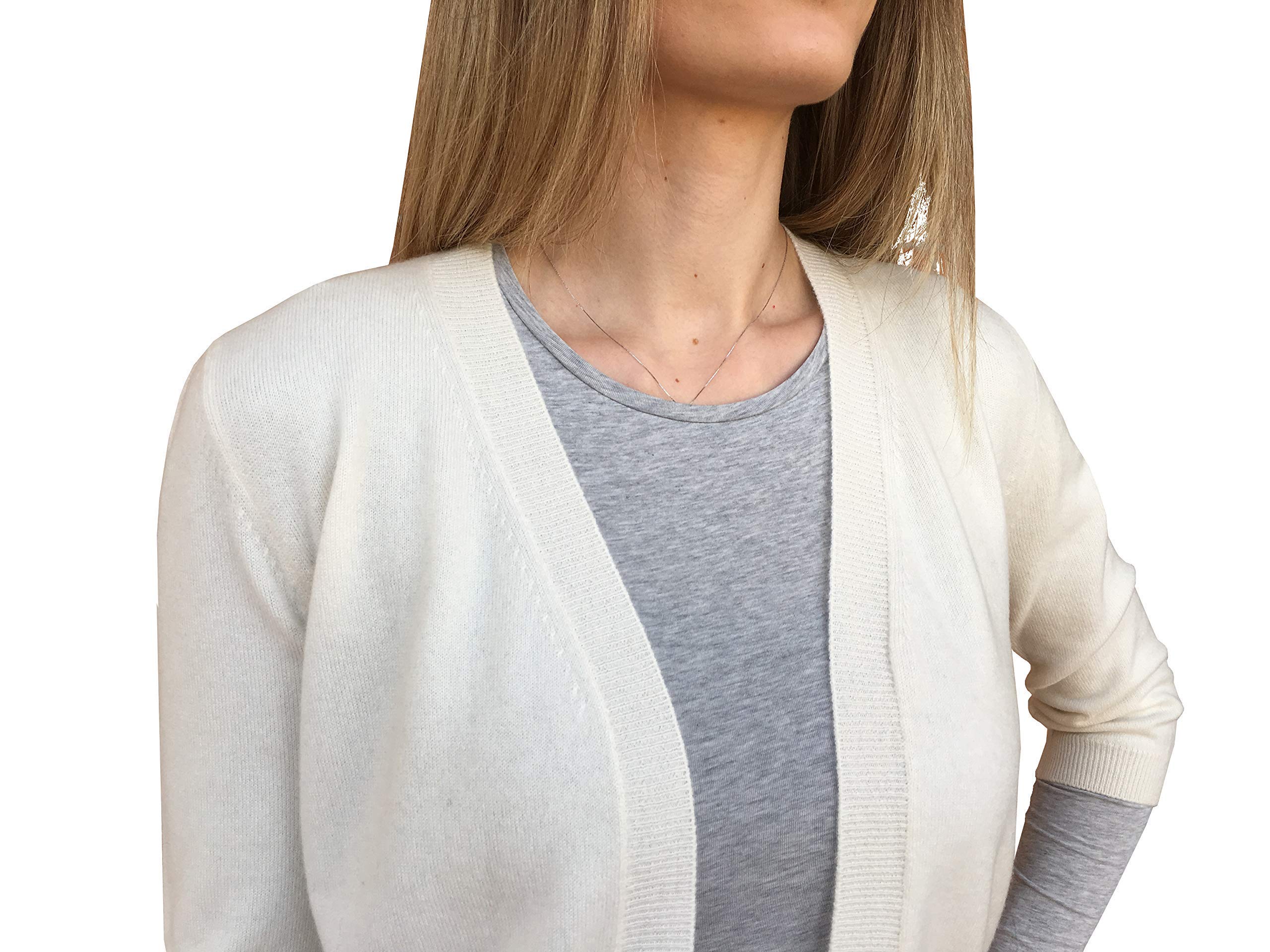 Cardigan Giacca Donna Invernale 100% Cashmere Elegante
