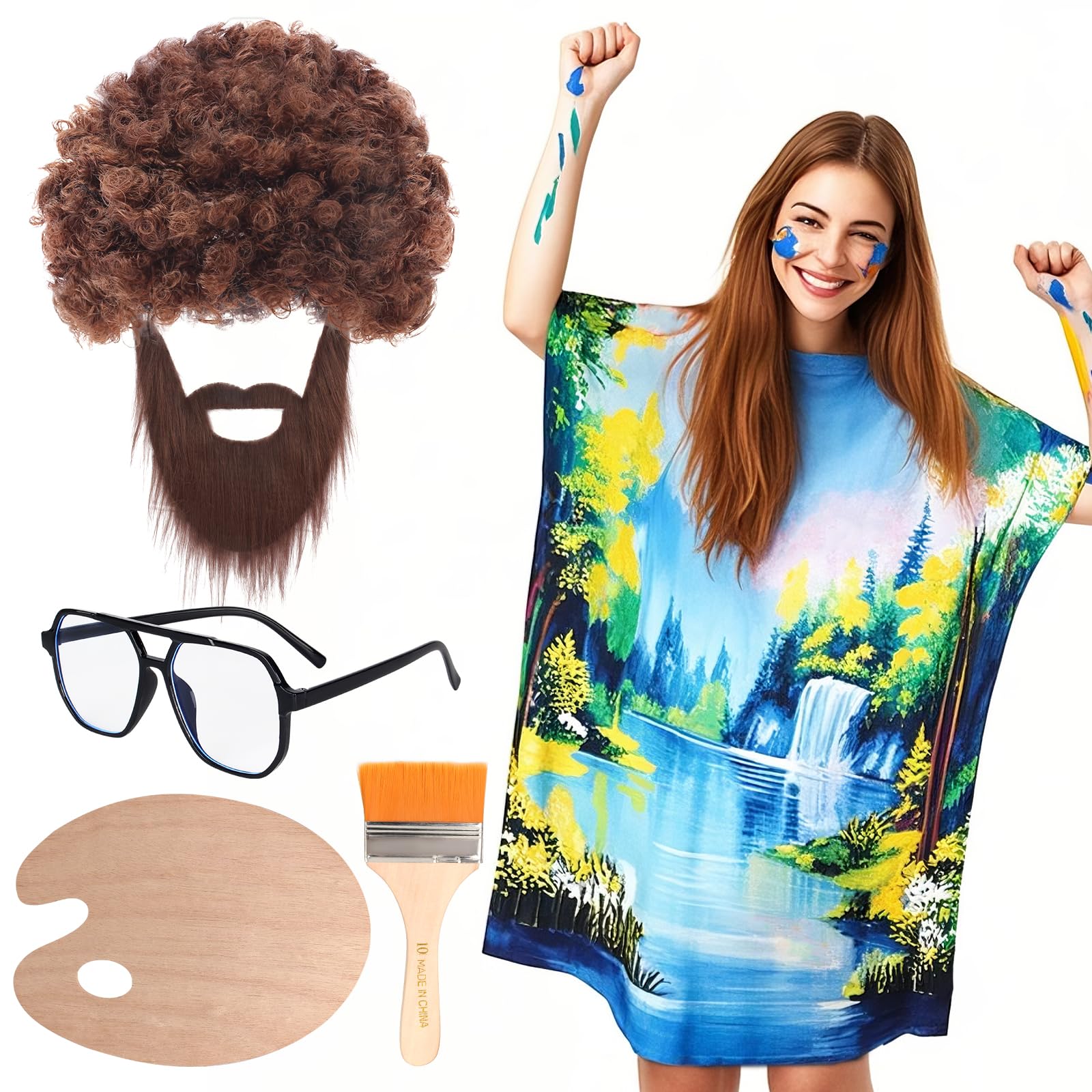 Kyson 80s Painter Landscape Costume