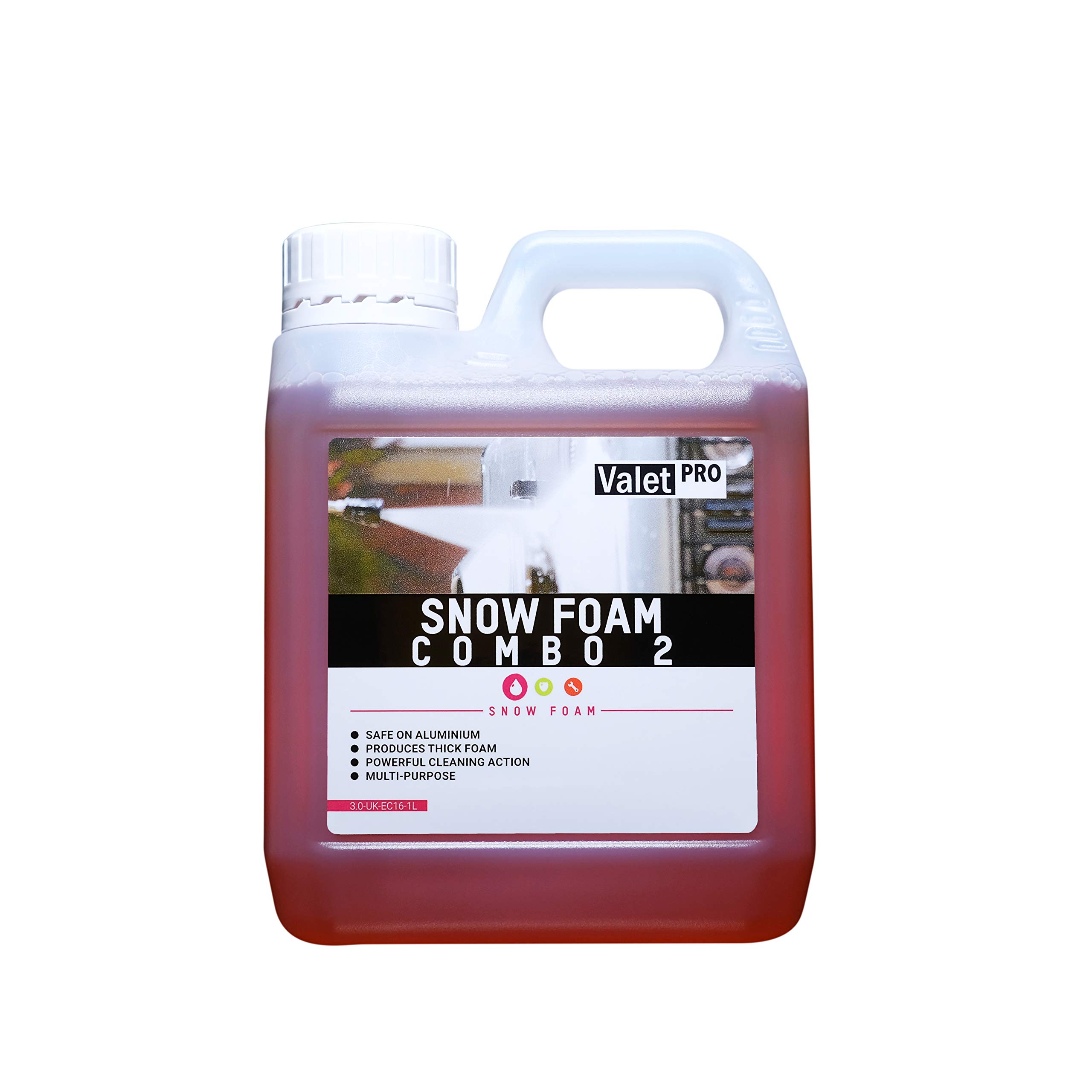detailmate Auto Vorwäsche Set: ValetPRO Combo 2 Snow Foam 1 Liter + Gloria Foam Master FM10 Schaumsprüher 1 Liter + 3in1 Chenille Waschhandschuh + Griffin Messbecher 150 ml skaliert