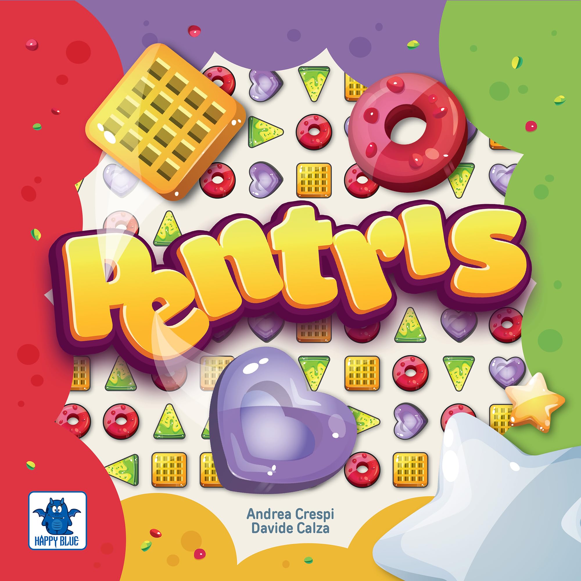 Pendragon Game Studio: Pentris - Abstract Strategy Board Game, Puzzle Real-Time Game, Treats Theme Piece Laying, Family Ag...