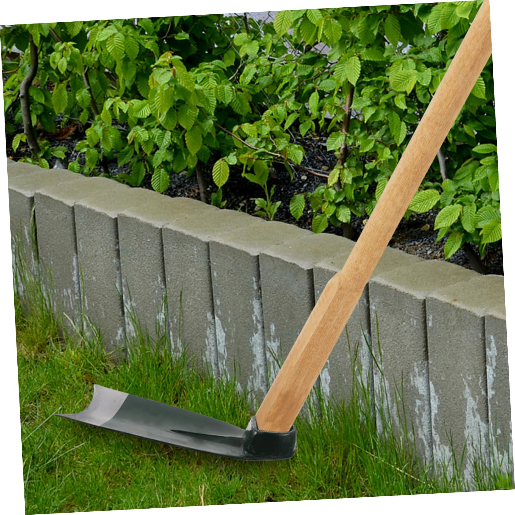 Kisangel azada agrícola rastrillos Pala Paisaje capacho jardineria Accesorios Invernadero Herramienta para césped Huerta Herramienta de jardín artilugio de jardineria Acero Inoxidable