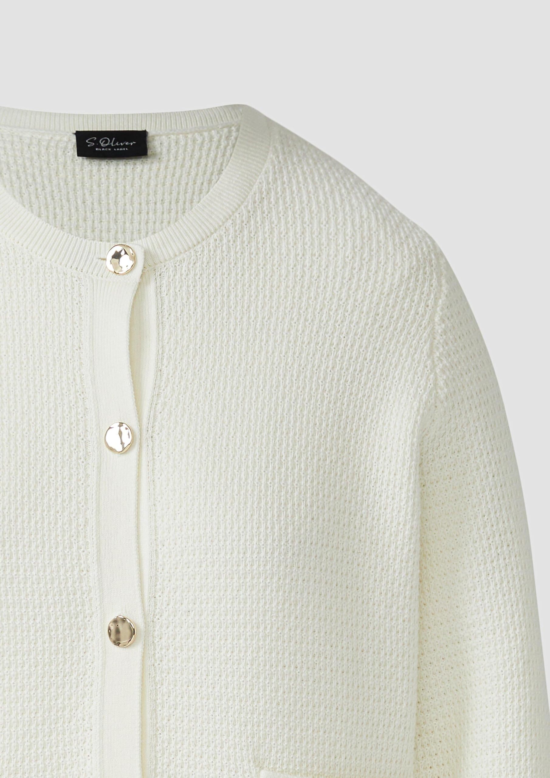 s.Oliver Schwarz LABEL Cardigan