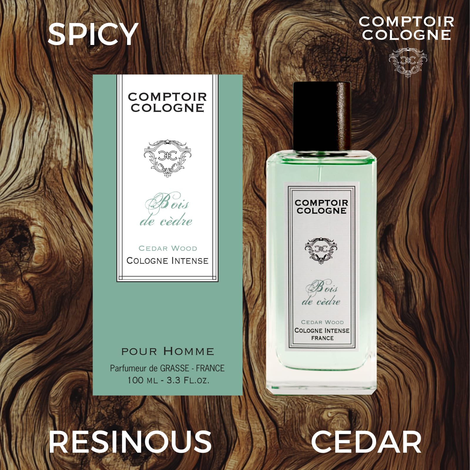 COMPTOIR COLOGNE - Intensywna woda kolońska, cedr, 100 ml