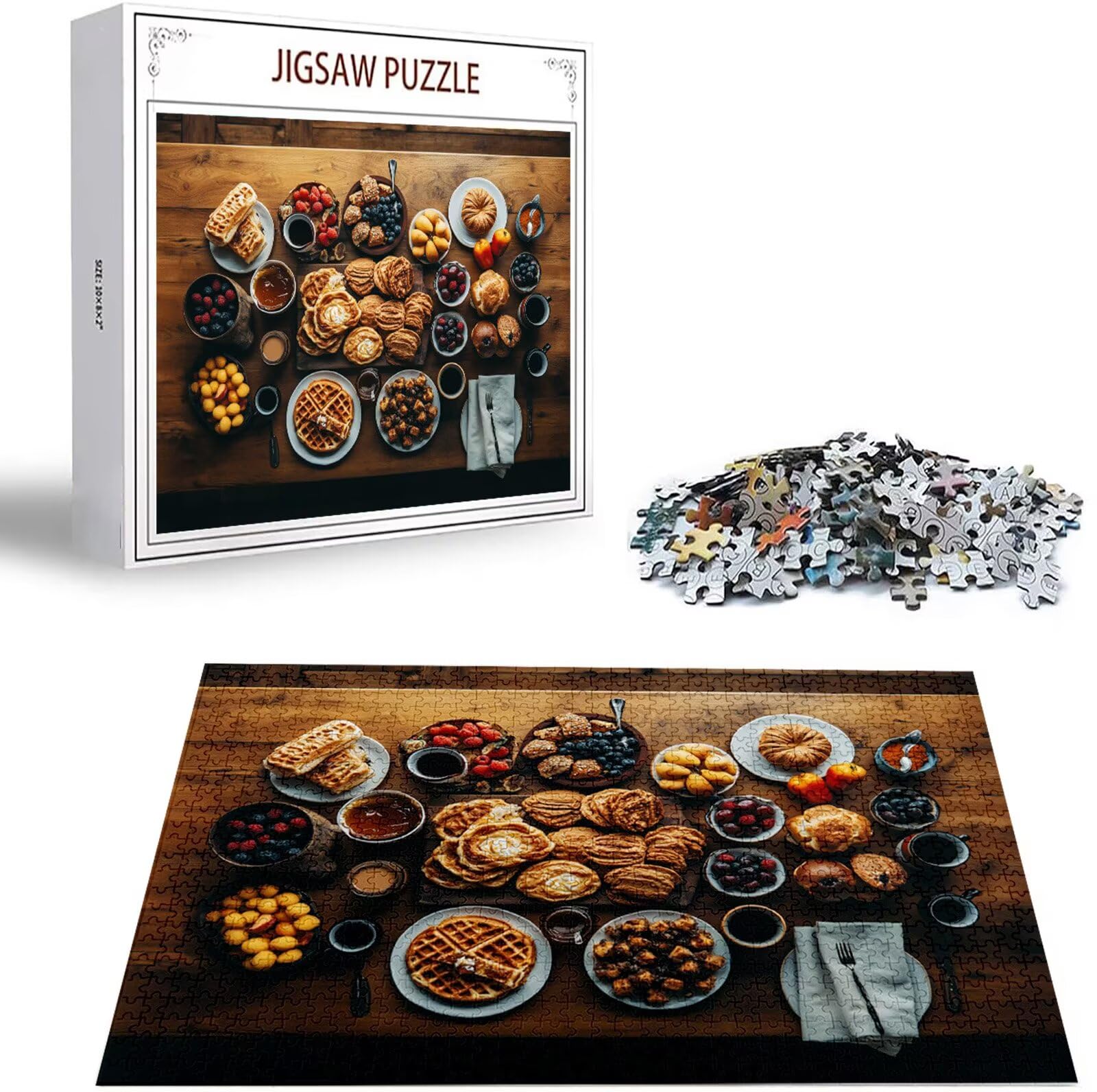 Puzzle 5000 Pezzi, 3 4 5 Anni Puzzle Frutta 6 7 8 Anni Giochi Educativi Sostenibili Con Motivi Per Adulti Da Gioco in Legno Di Alta Qualità Jigsaw Pane per Gioco Familiare, 2026 Regalo Natale H-7217