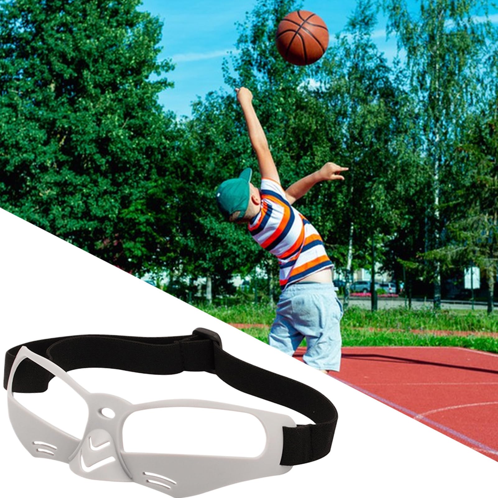 Lunettes de basket-ball pour les dribbels, équipement de protection pour l'entraînement et la compétition