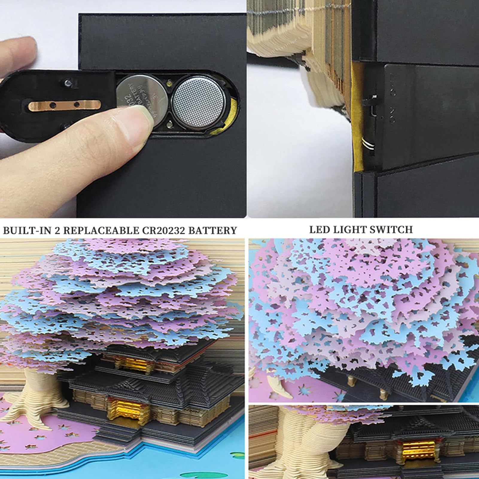 3D Notizblock 2026 Abreißkalender Mit 3D-Papierkunst | Notizblock Mit Papiergravur 2026 Für Büro Wohnzimmer Geburtstag Weihnachten Für Büro Zuhause Geburtstag Weihnachten Neujahr