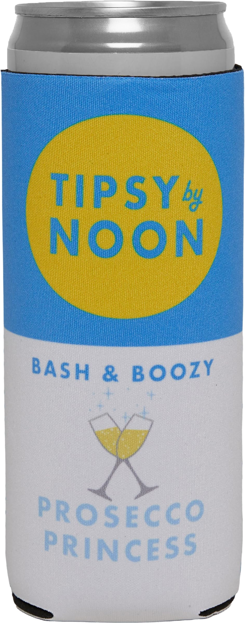 Slim Can Cooler - Prosecco Princess - Blue
