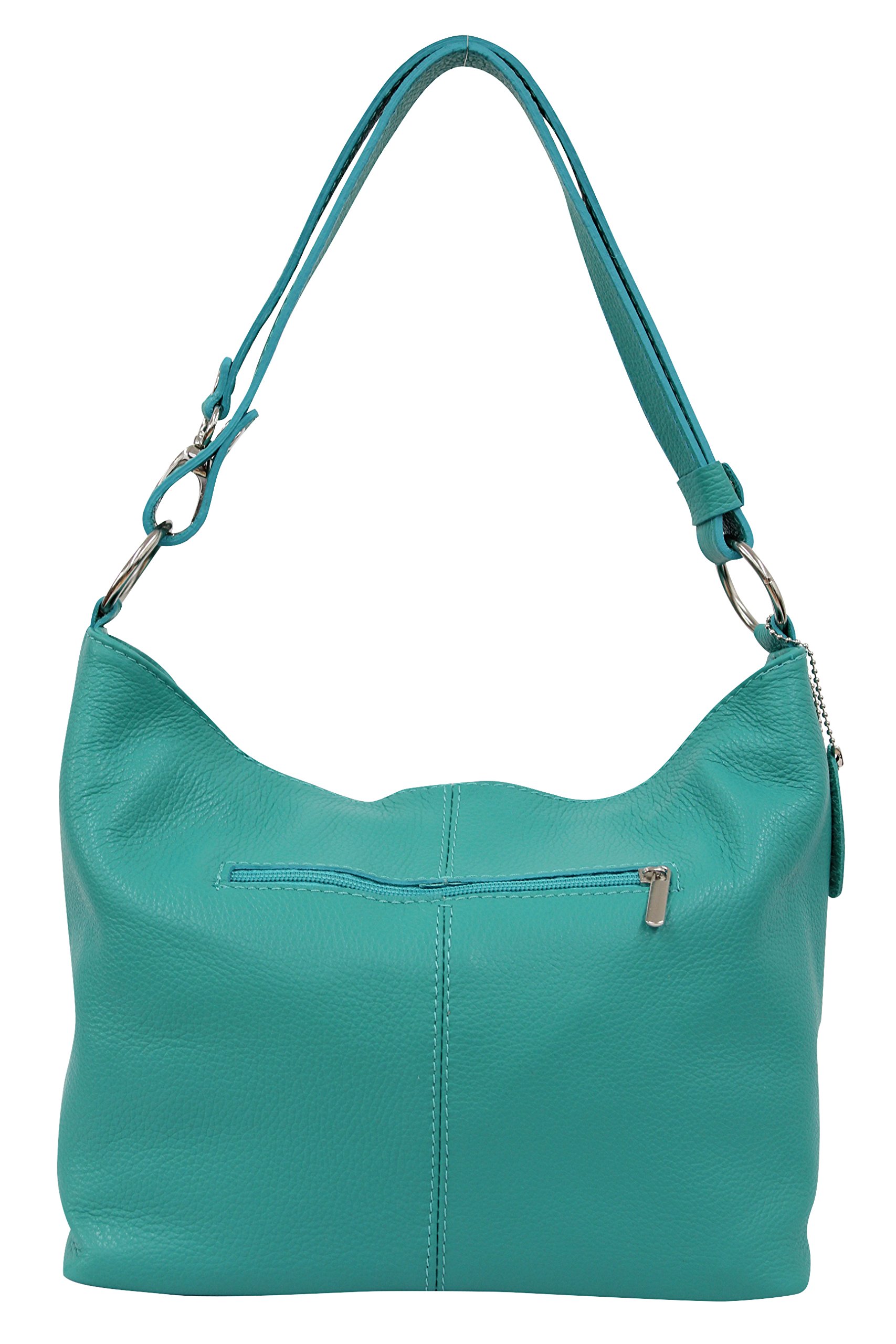 AMBRA Moda GL005 - Bolso de mano para mujer de cuero, bolso de hombro y bandolera